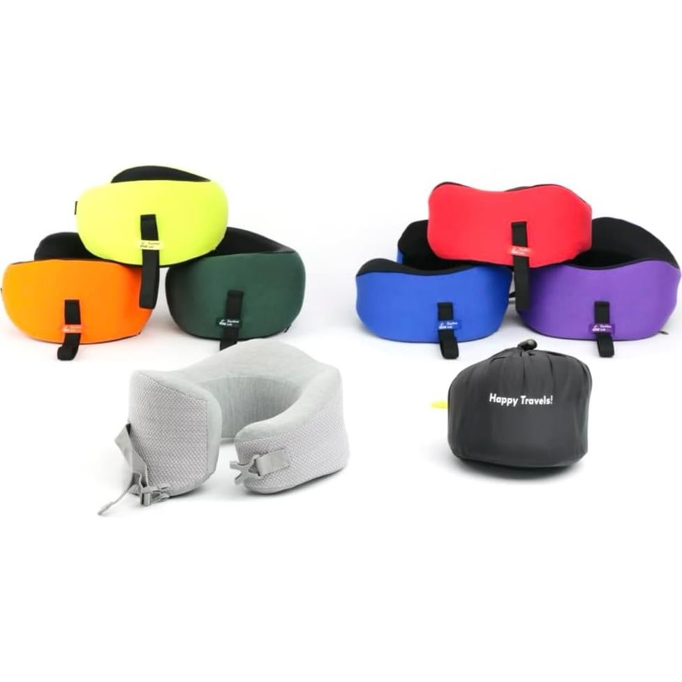 Almohada de Viaje Ergonómica C CUSHION LAB Gris Grande