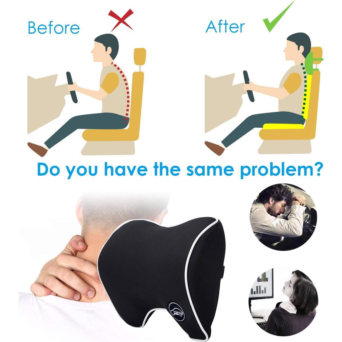 Almohada de Soporte para Cuello ICOMFYWAY - Espuma de Memoria