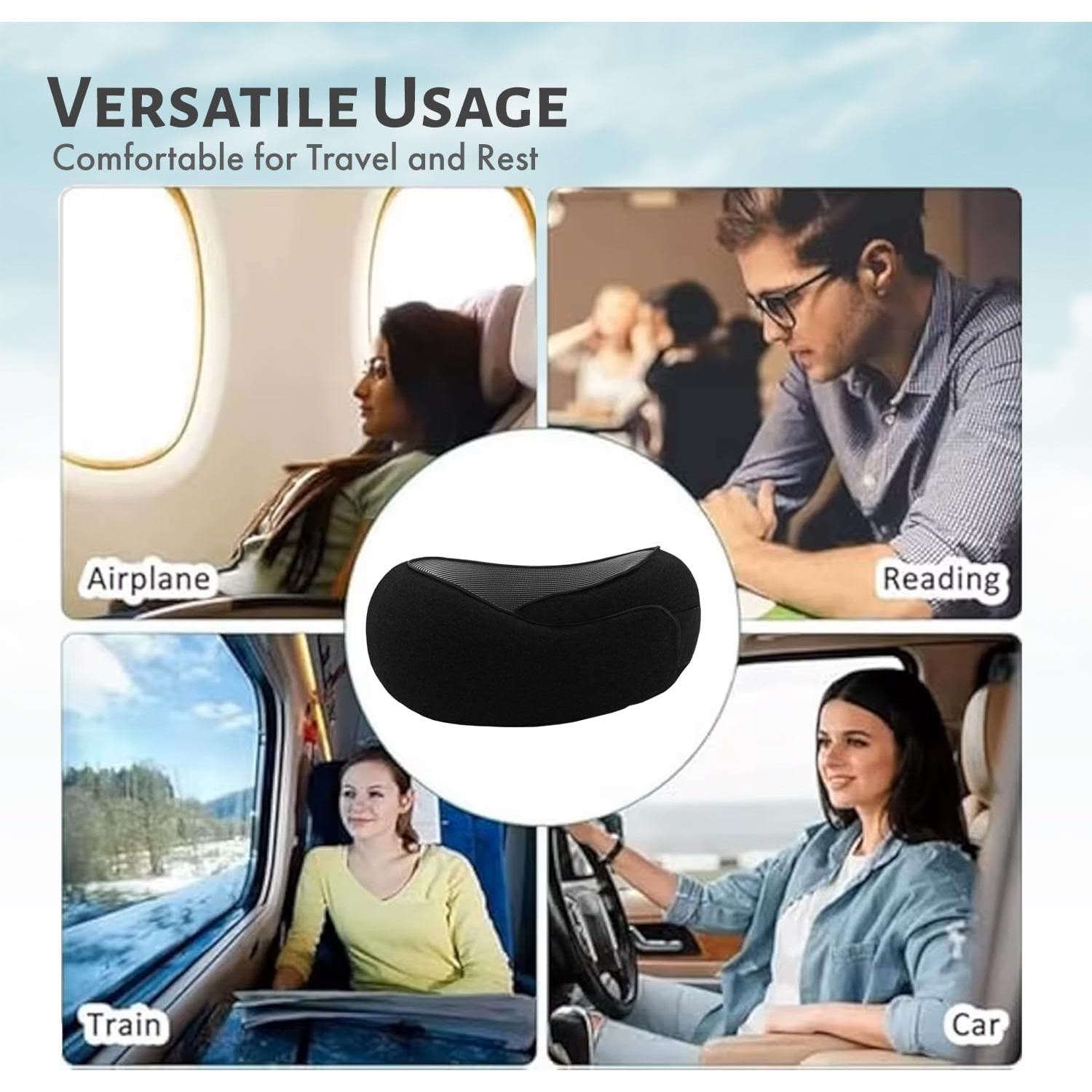 Almohada de Viaje Itnisi Espuma Viscoelástica Ajustable