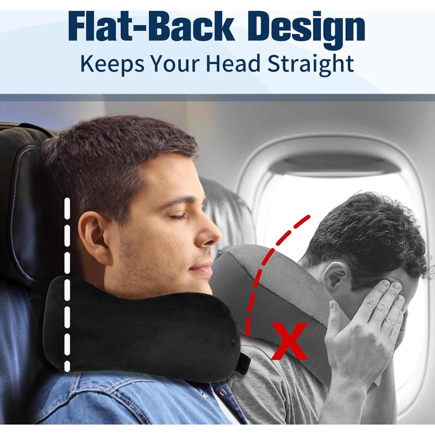 Almohada de Cuello Ajustable Cirorld para Viajes - Espuma de Memoria