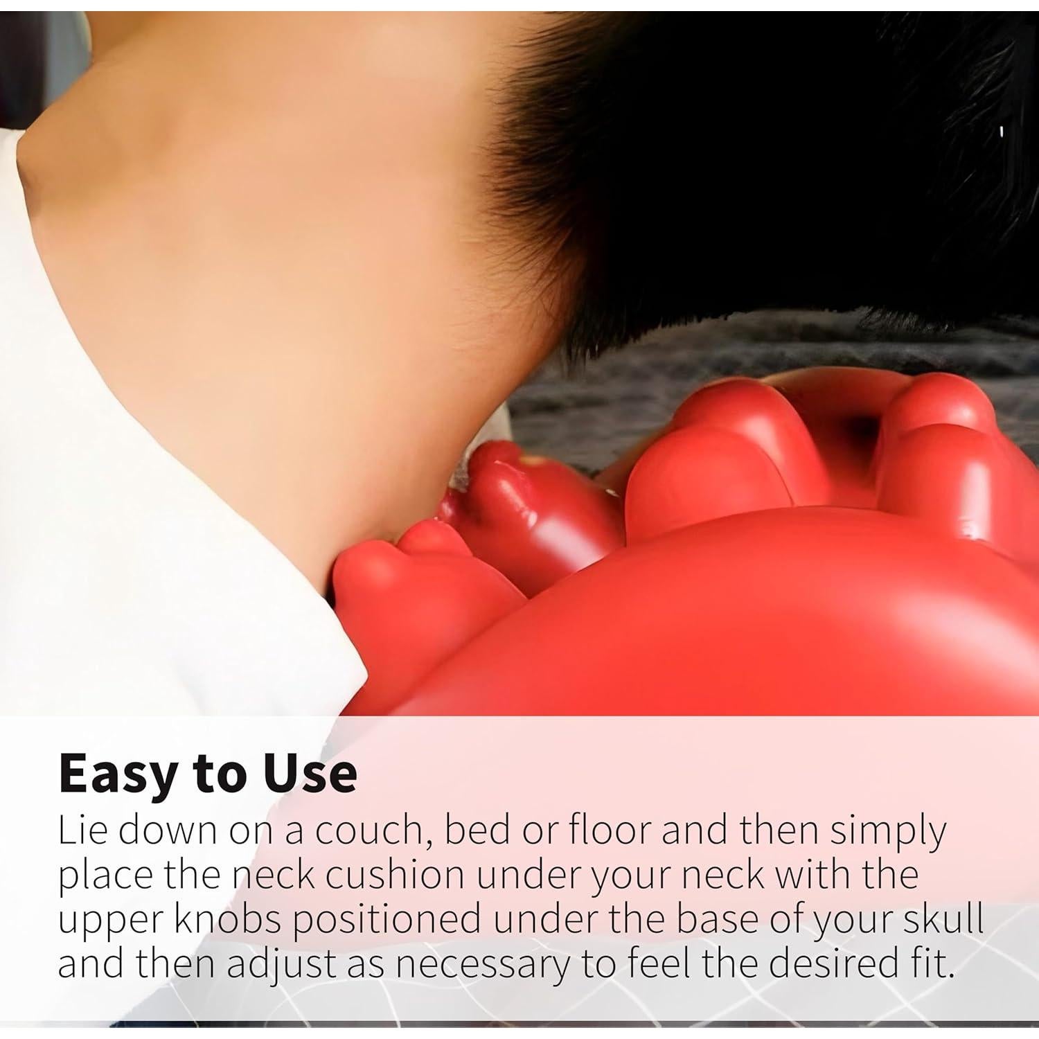 Almohada de Acupresión L-WASH para Dolor de Cuello 33,6x25,3cm