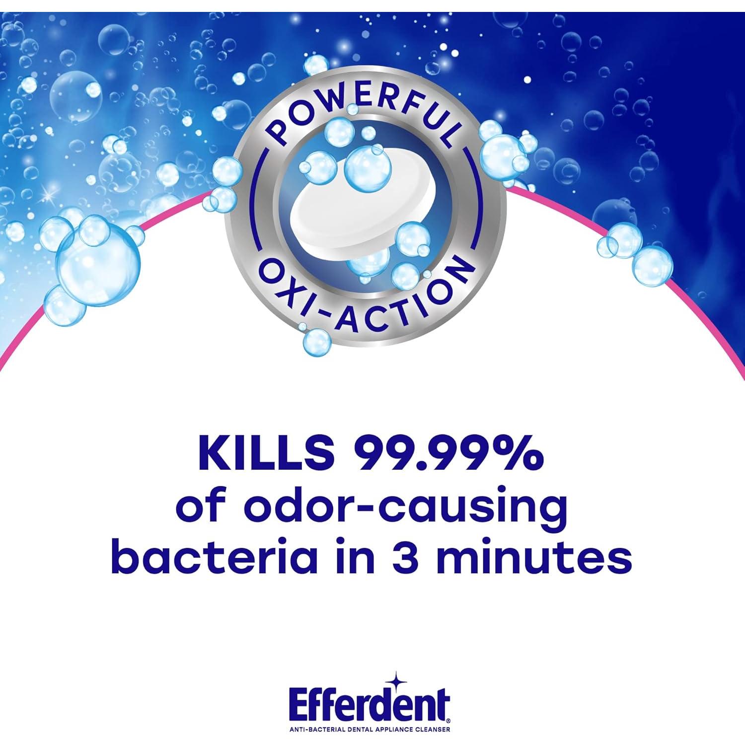 Tabletas Limpiadoras Efferdent 44 Tabletas 5 en 1