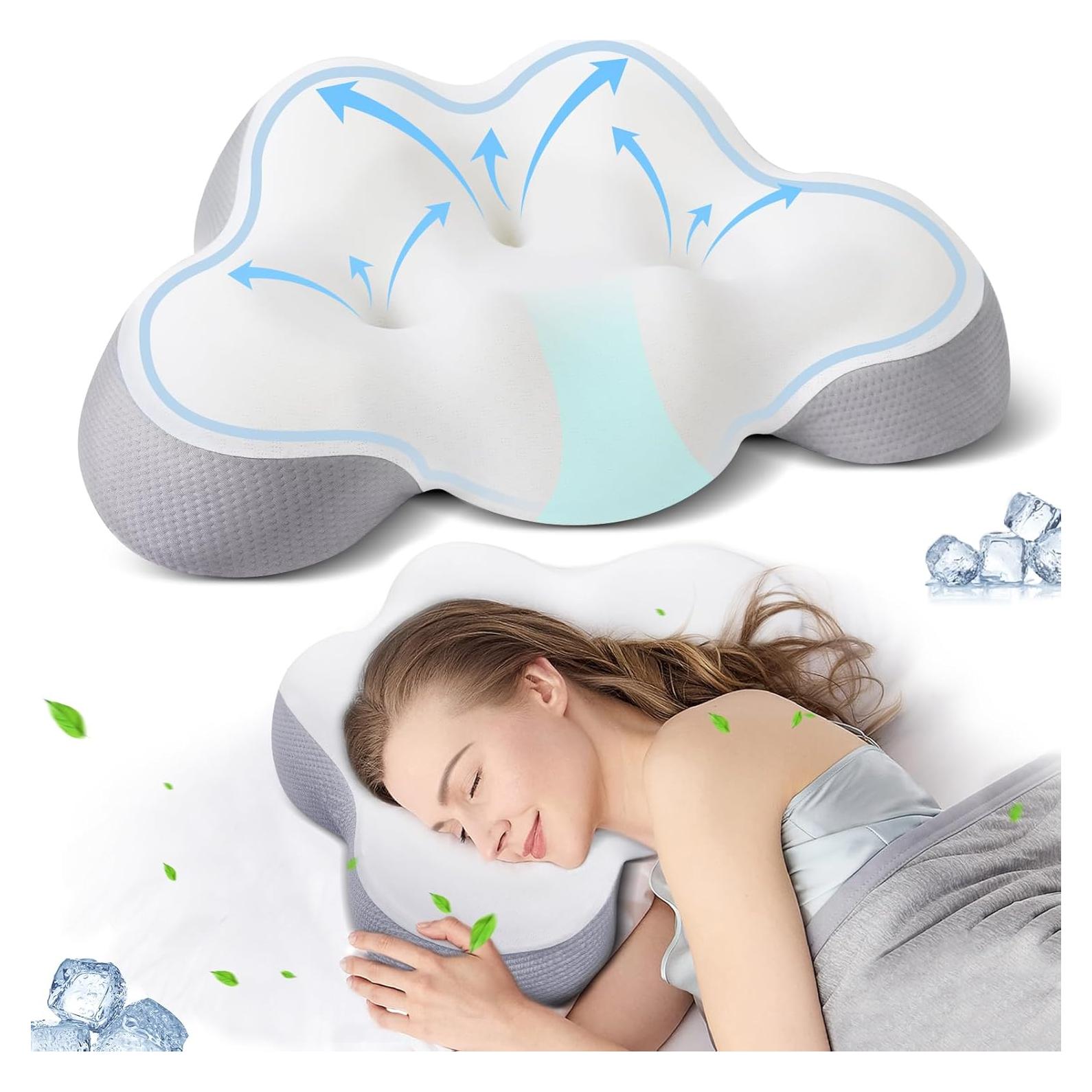 Almohada Cervical Ergonómica Mixiniso con Funda Refrigerante