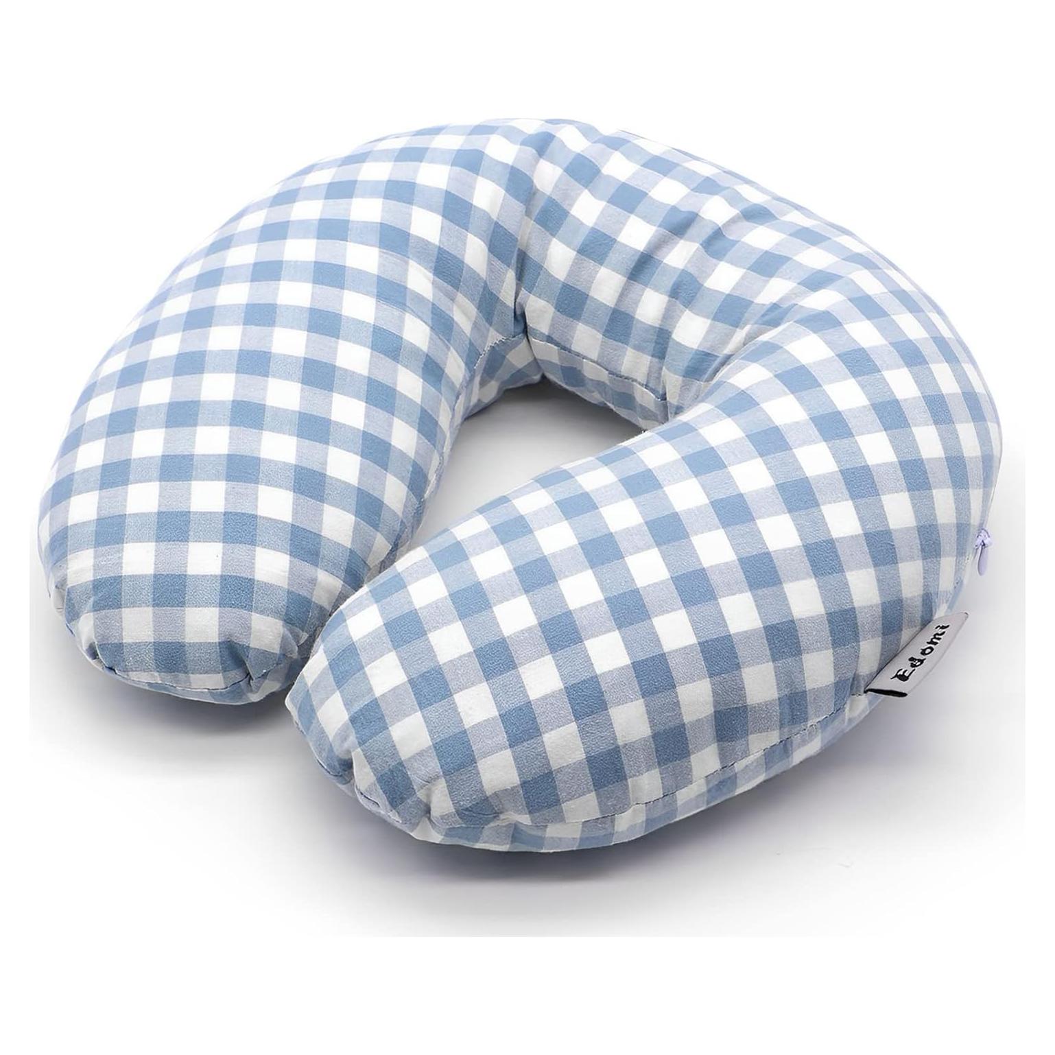 Almohada Ergonómica Edomi Trigo Sarraceno 30x30 cm Azul