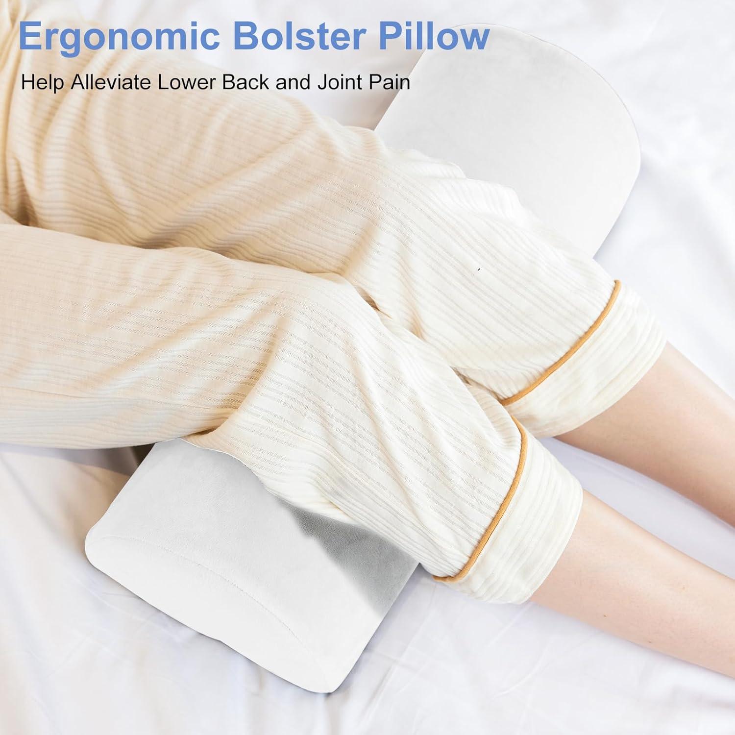 Almohada Viscoelástica Resylp Media Luna para Rodillas 52 cm