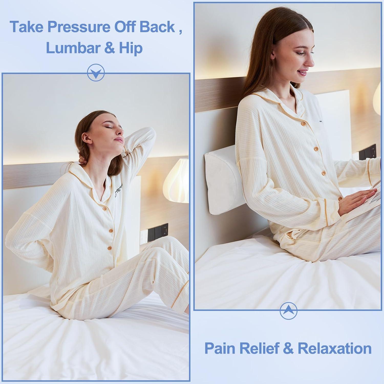 Almohada Viscoelástica Resylp Media Luna para Rodillas 52 cm