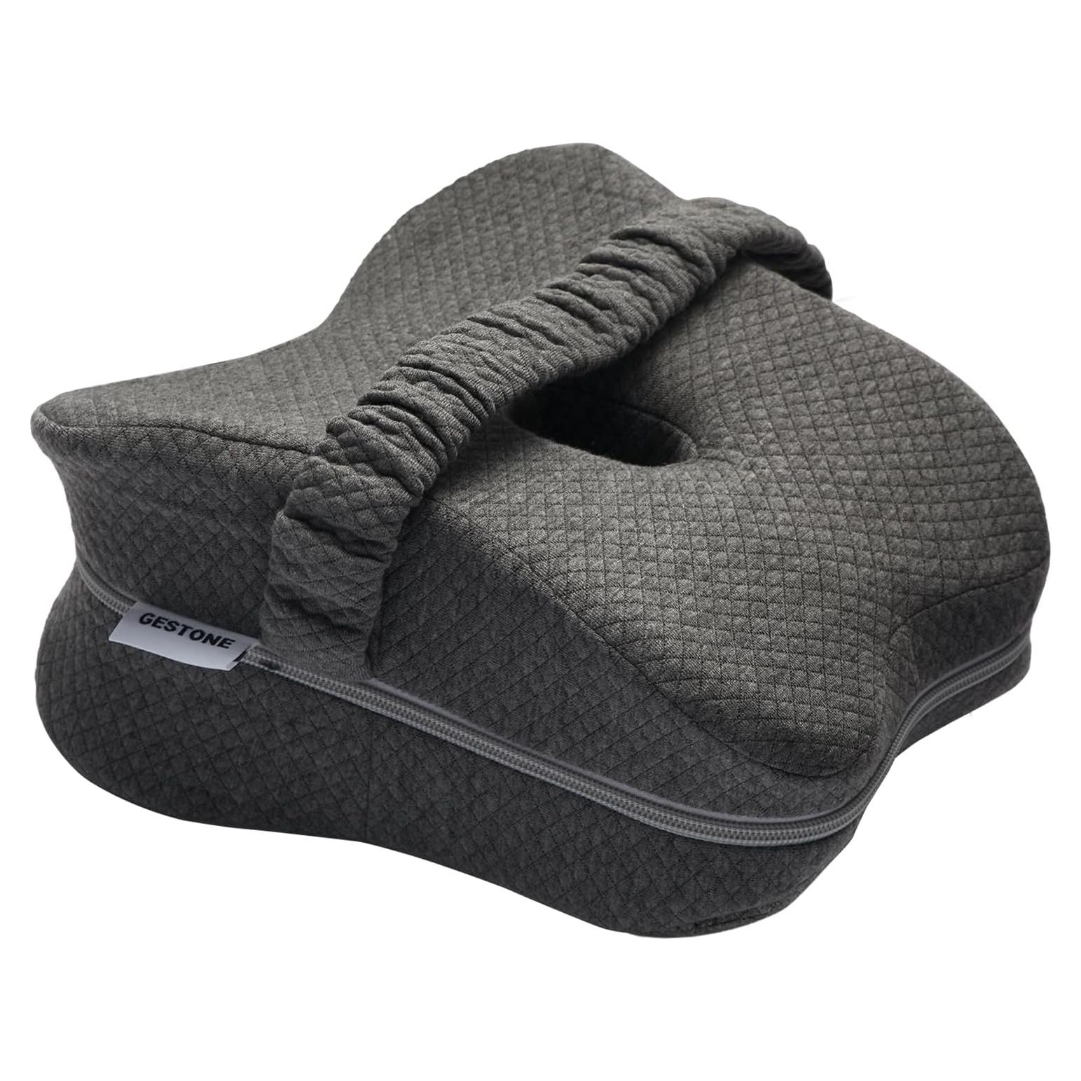 Almohada para Rodilla GESTONE Espuma Viscoelástica Gris