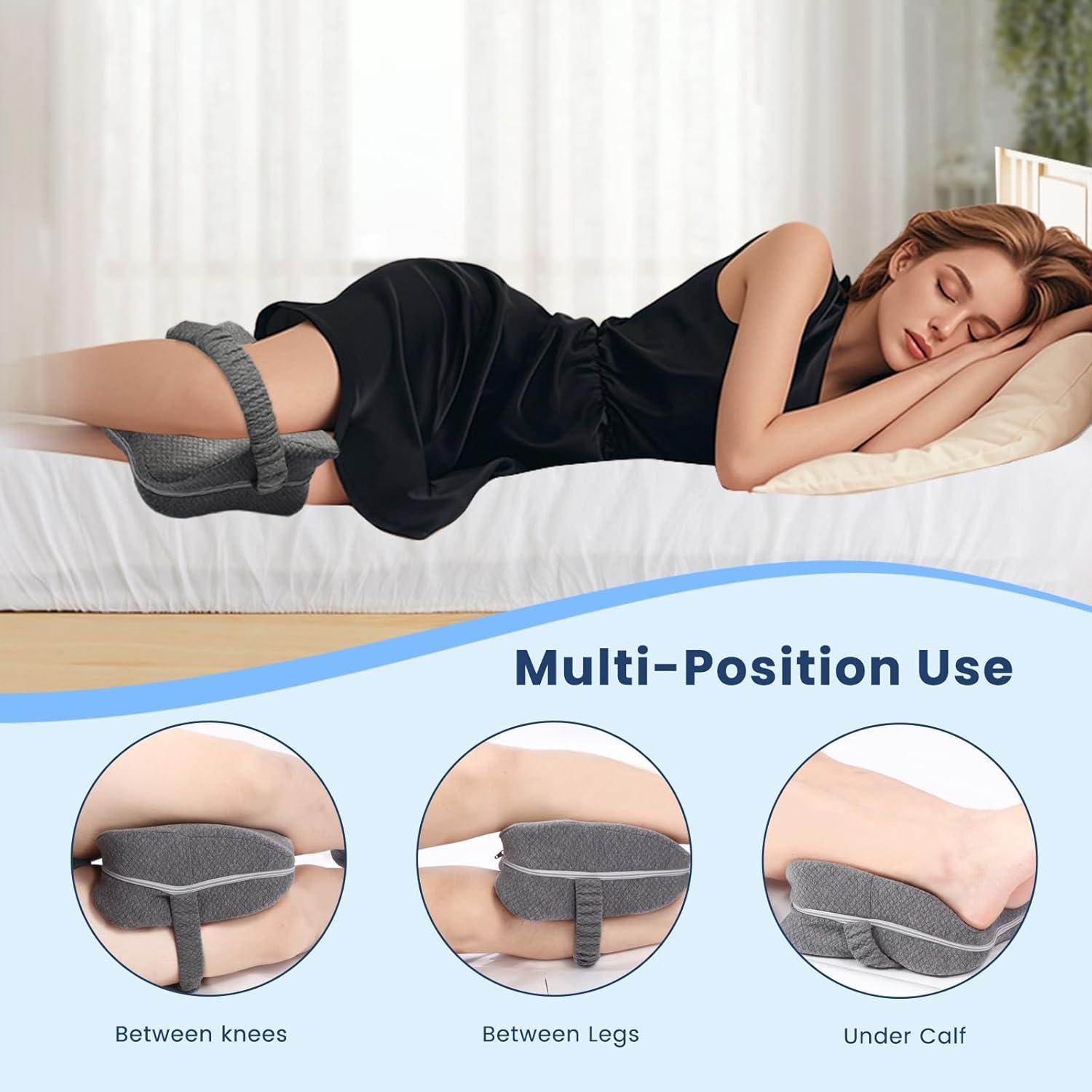 Almohada para Rodilla GESTONE Espuma Viscoelástica Gris