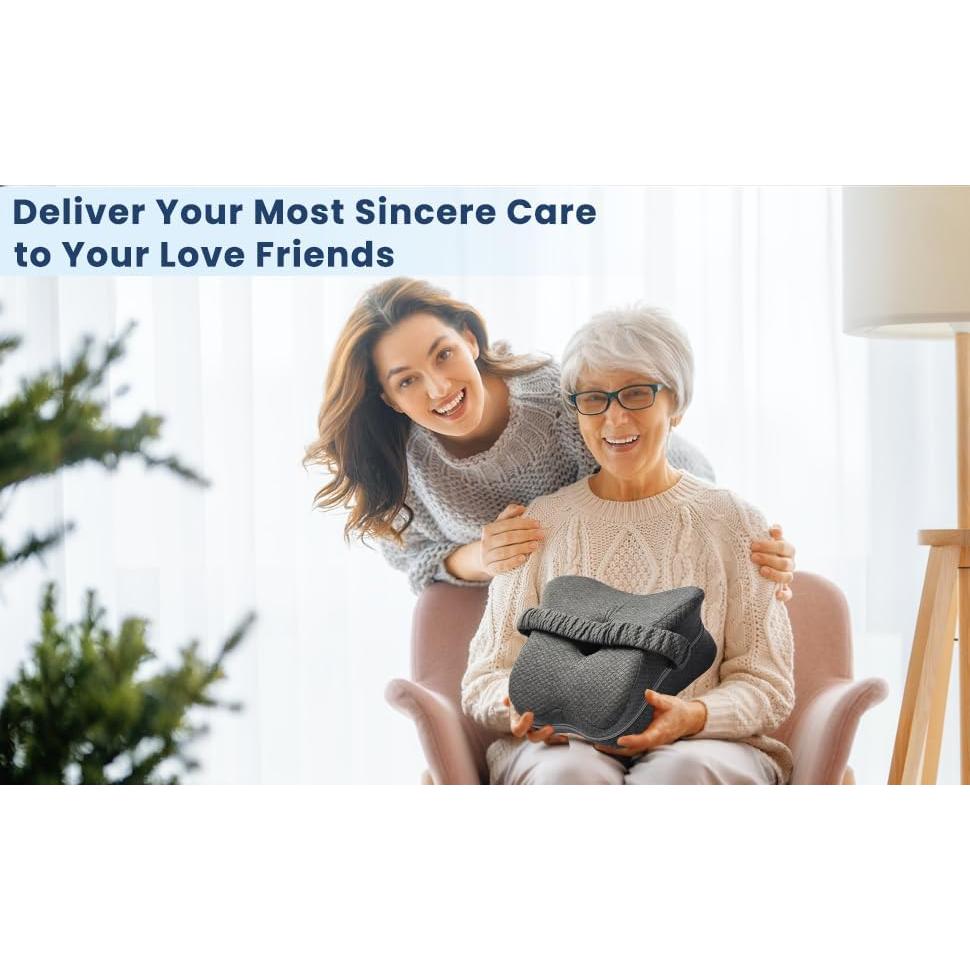 Almohada para Rodilla GESTONE Espuma Viscoelástica Gris