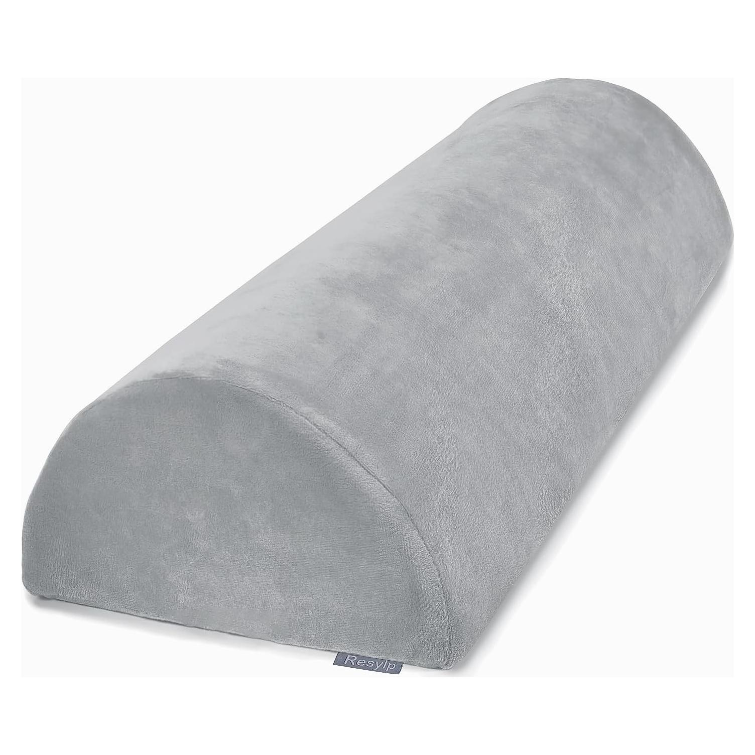 Almohada de Soporte para Rodillas Resylp Media Luna Gris