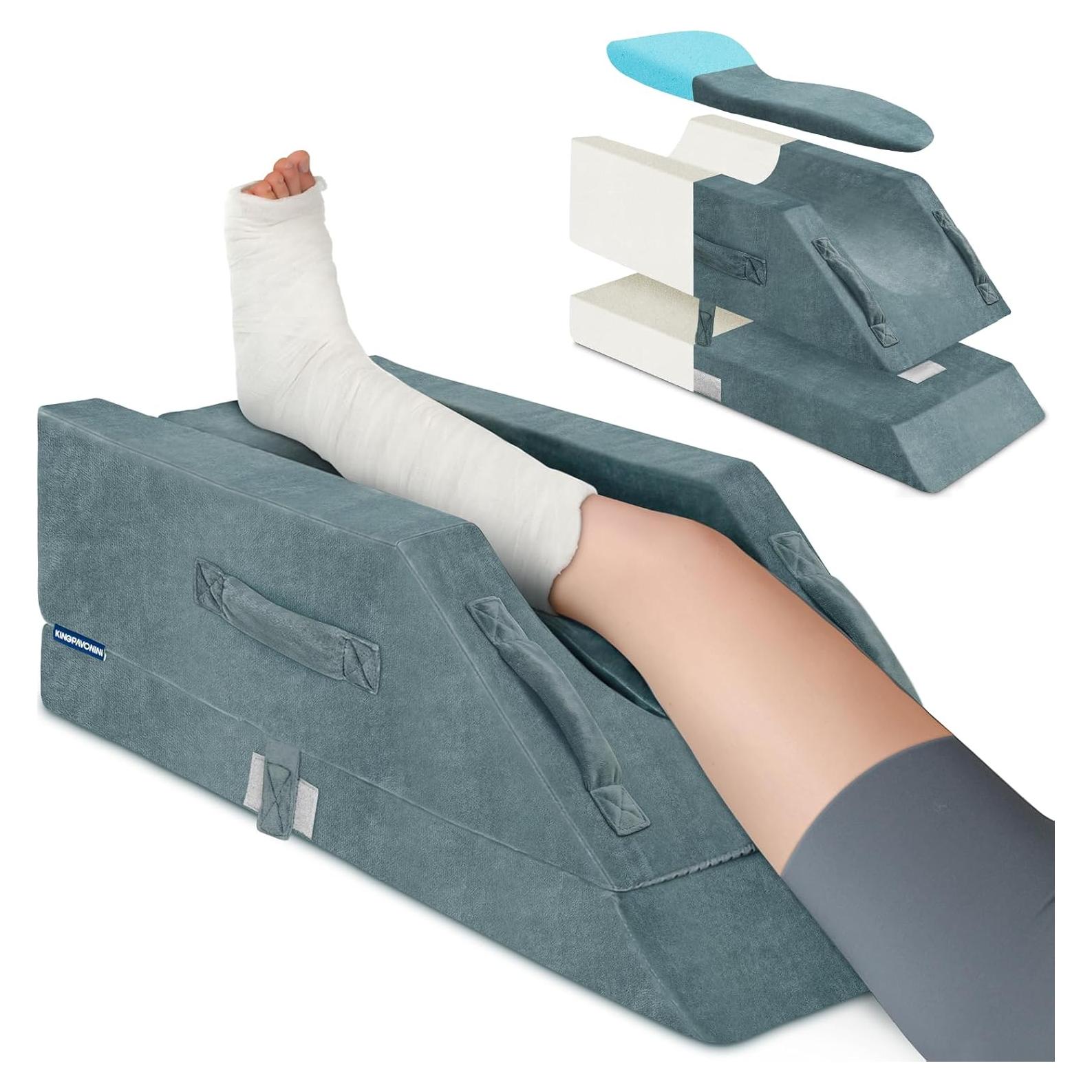 Almohada Elevadora de Pierna KingPavonini Ajustable 10-25 cm