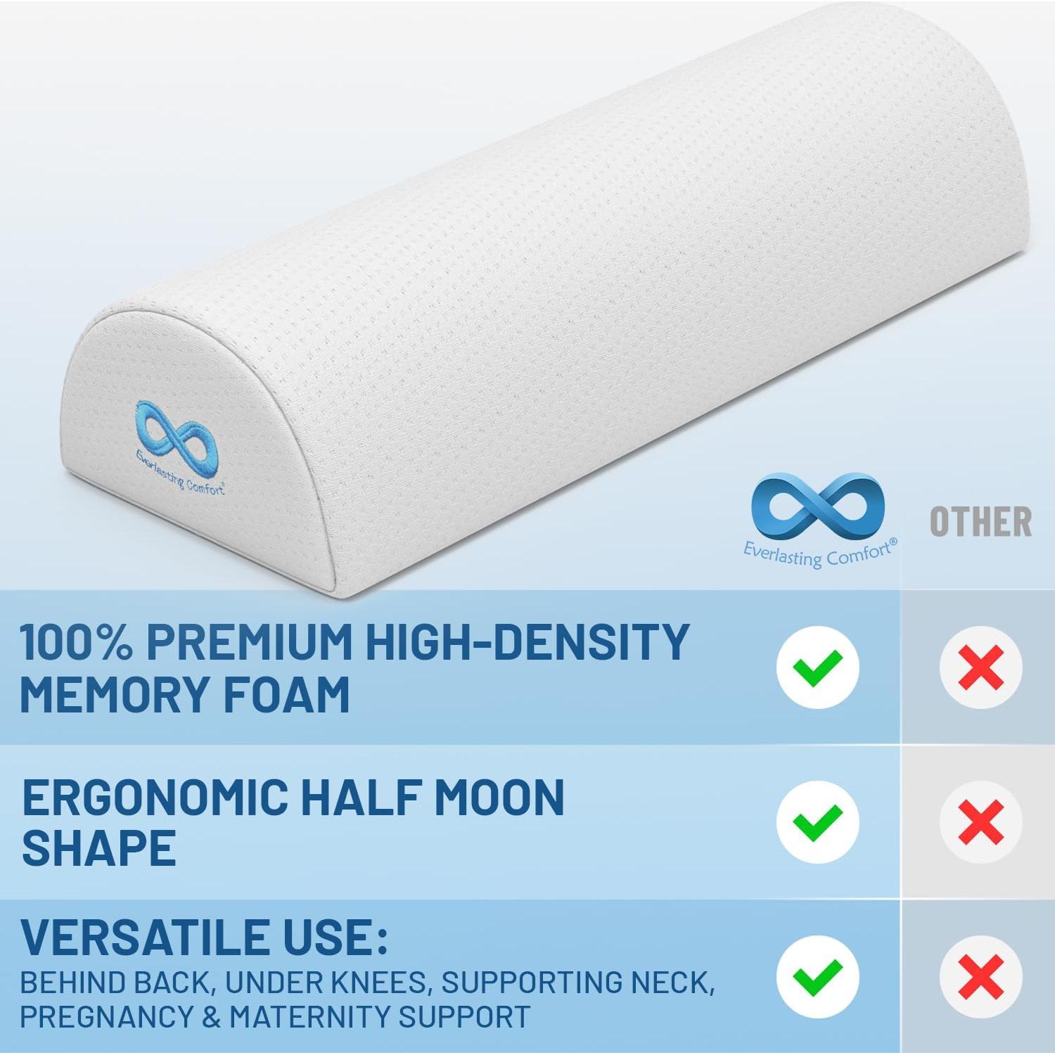 Almohada de Rodillas Everlasting Comfort Espuma Memoria 53x20 cm