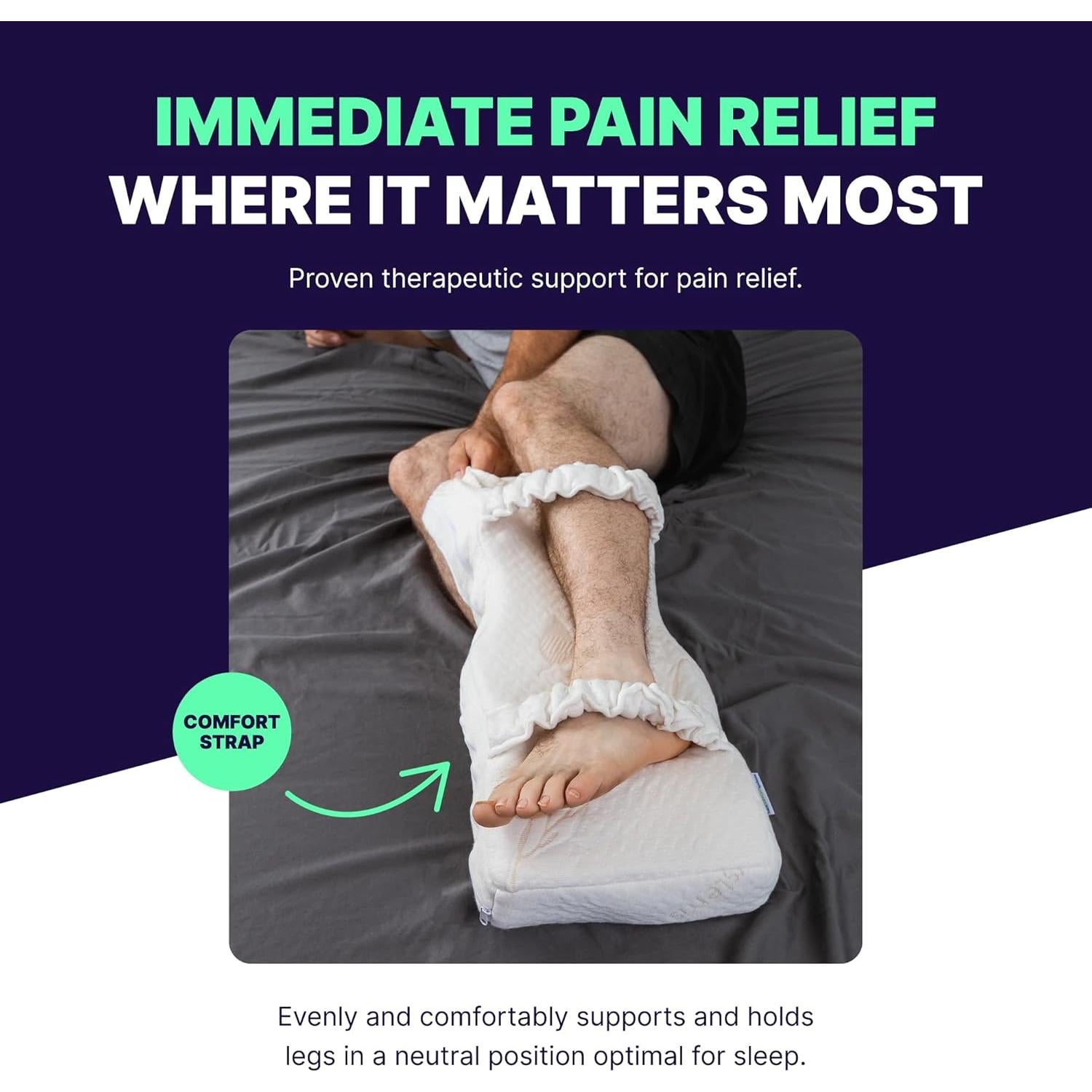 Almohada de Rodilla Ergonómica Knee-T X-Large Sherpa