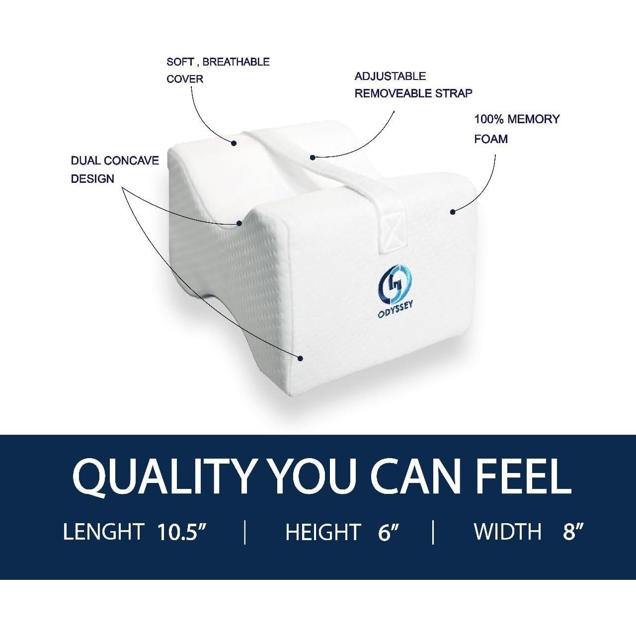 Almohada Ergonómica para Rodilla Genérico KP-001 14.99x20.99cm