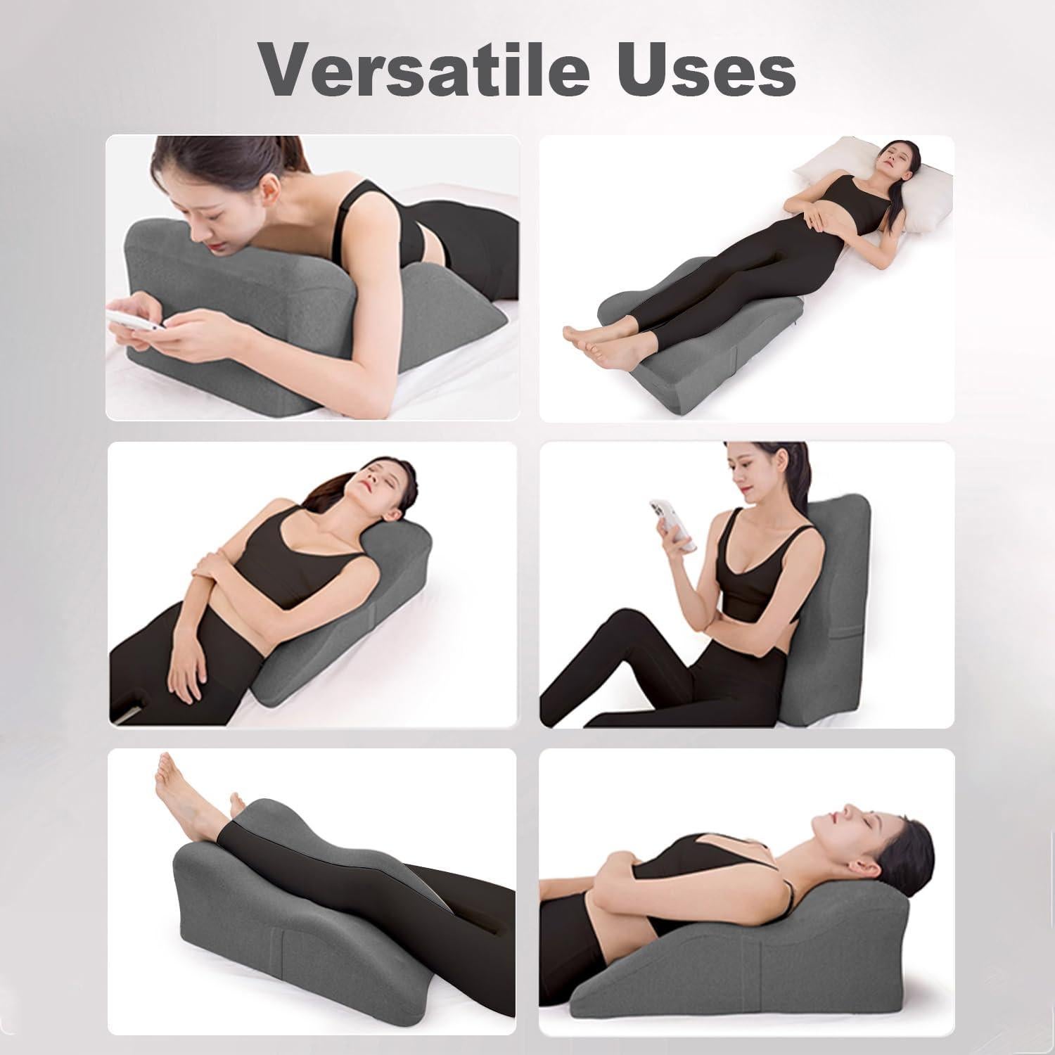 Almohada Elevadora de Piernas Itcozy Espuma Viscoelástica 60x43cm