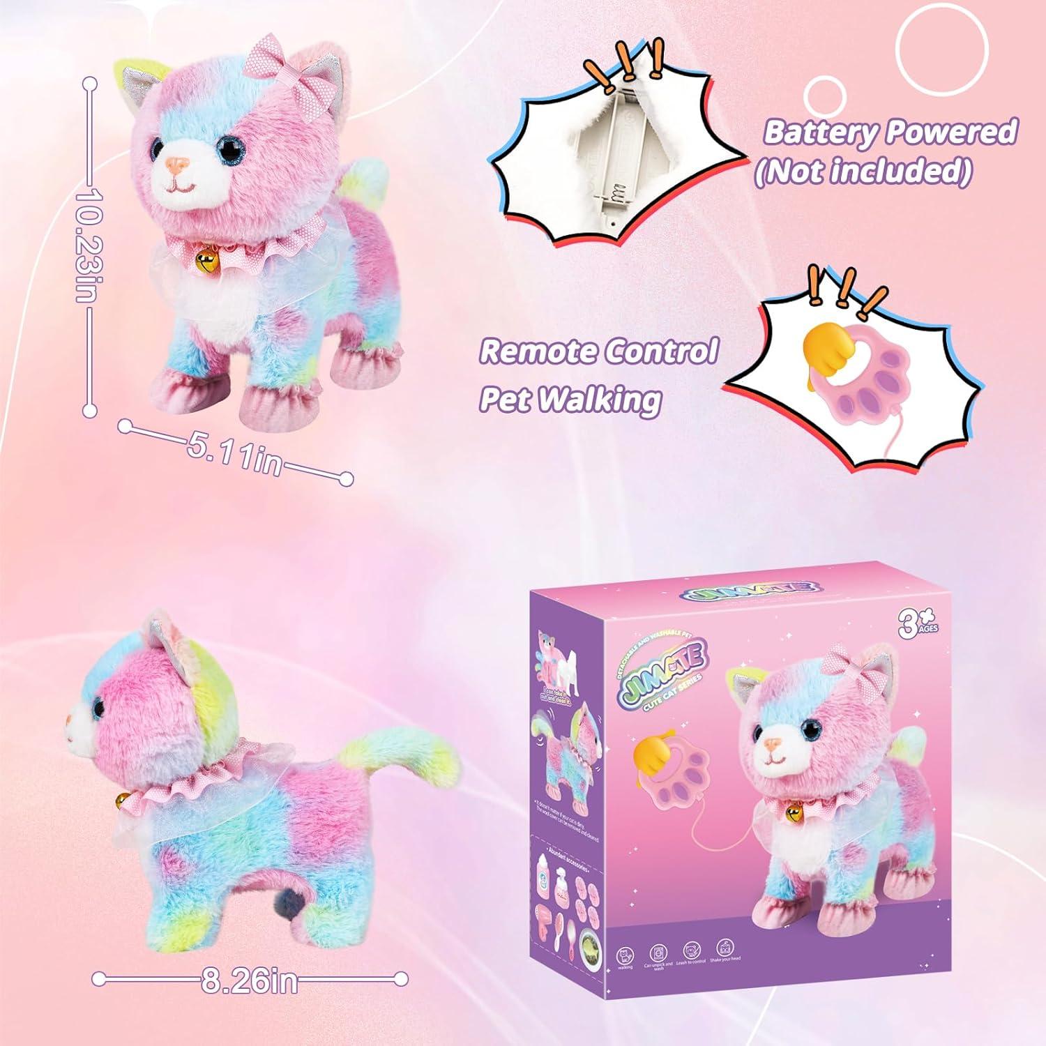 Gato Robot Interactivo SHANTOU Colorido con Control Remoto