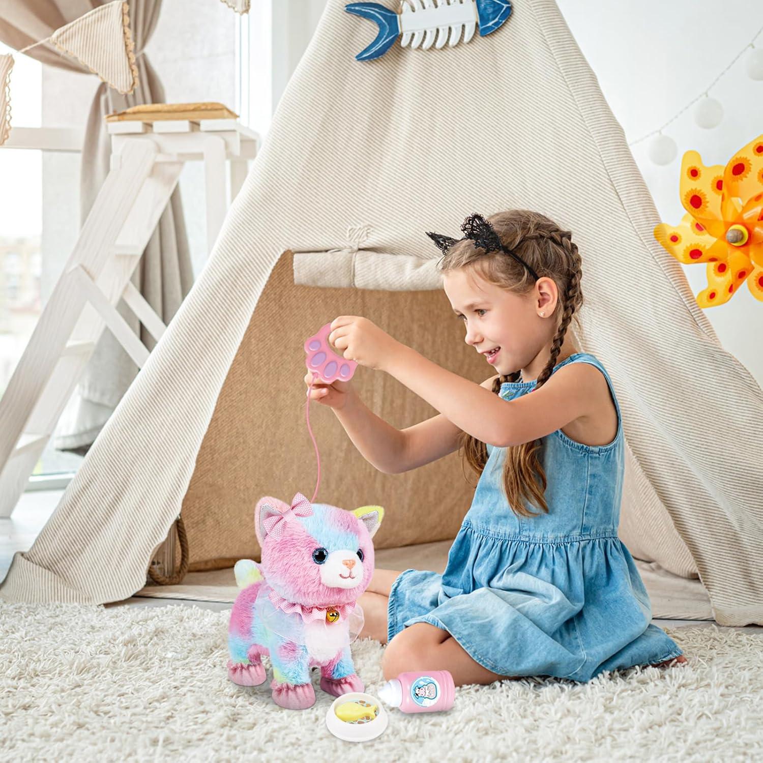 Gato Robot Interactivo SHANTOU Colorido con Control Remoto