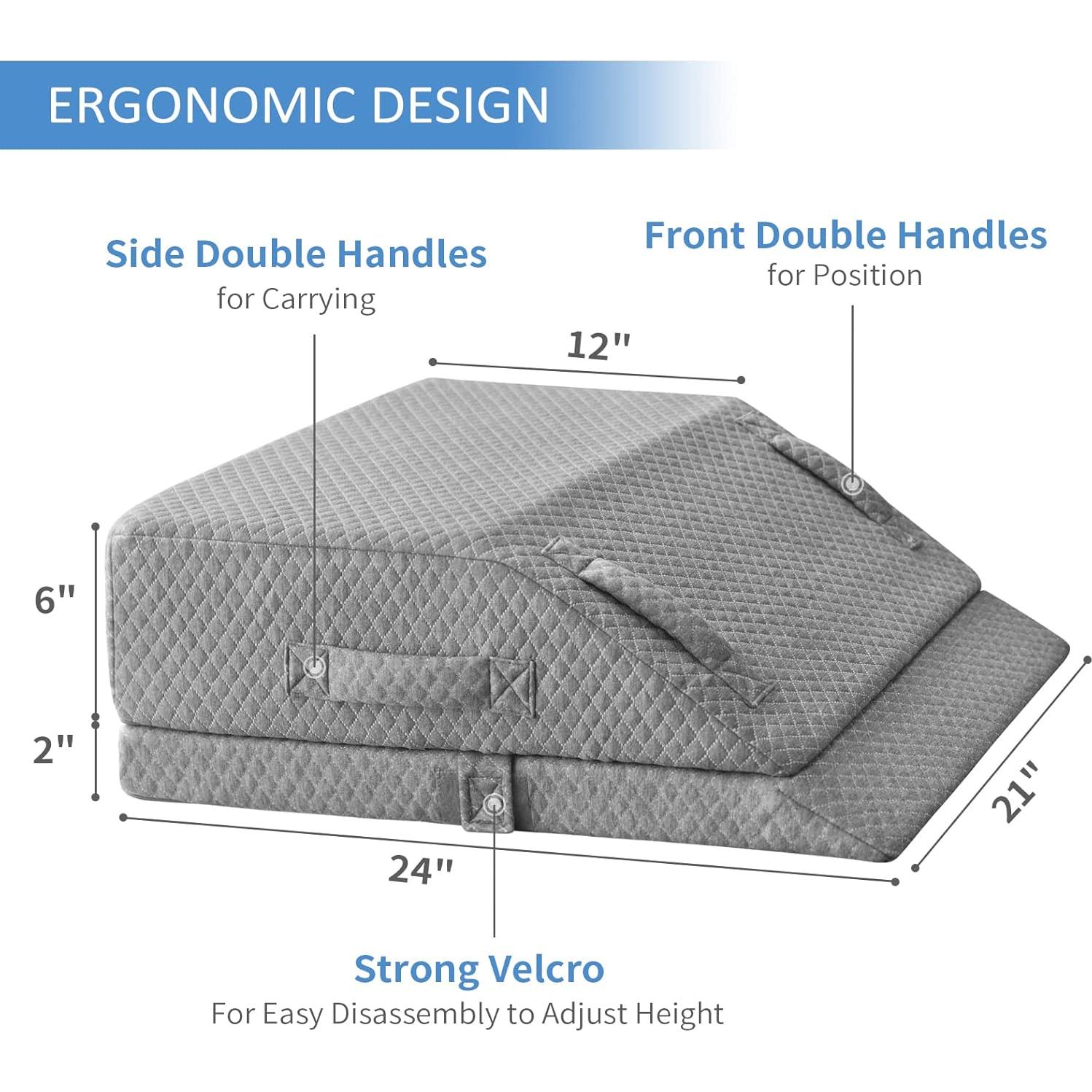 Cojín Elevador de Piernas Ajustable KingPavonini 60x53cm