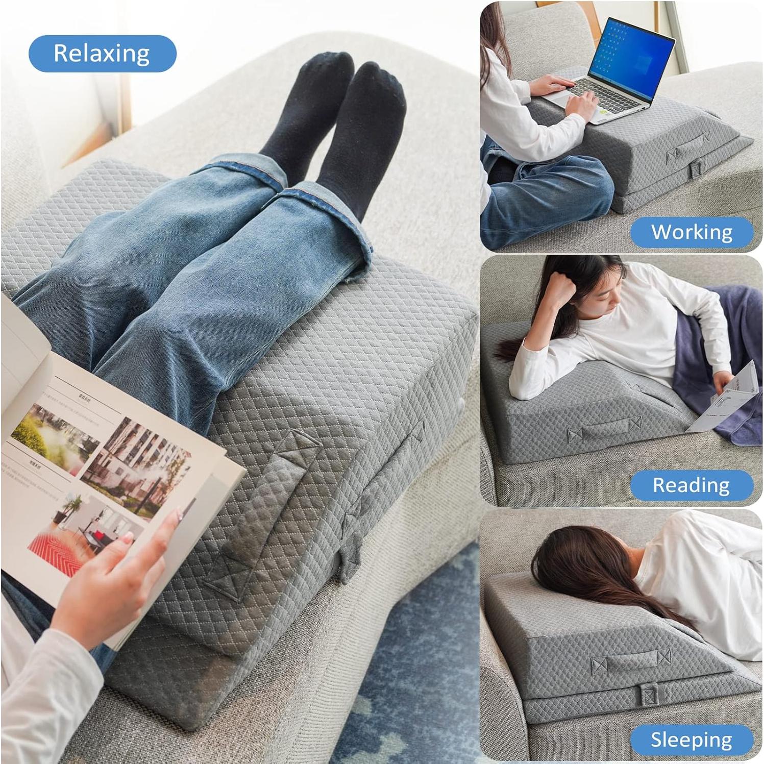 Cojín Elevador de Piernas Ajustable KingPavonini 60x53cm