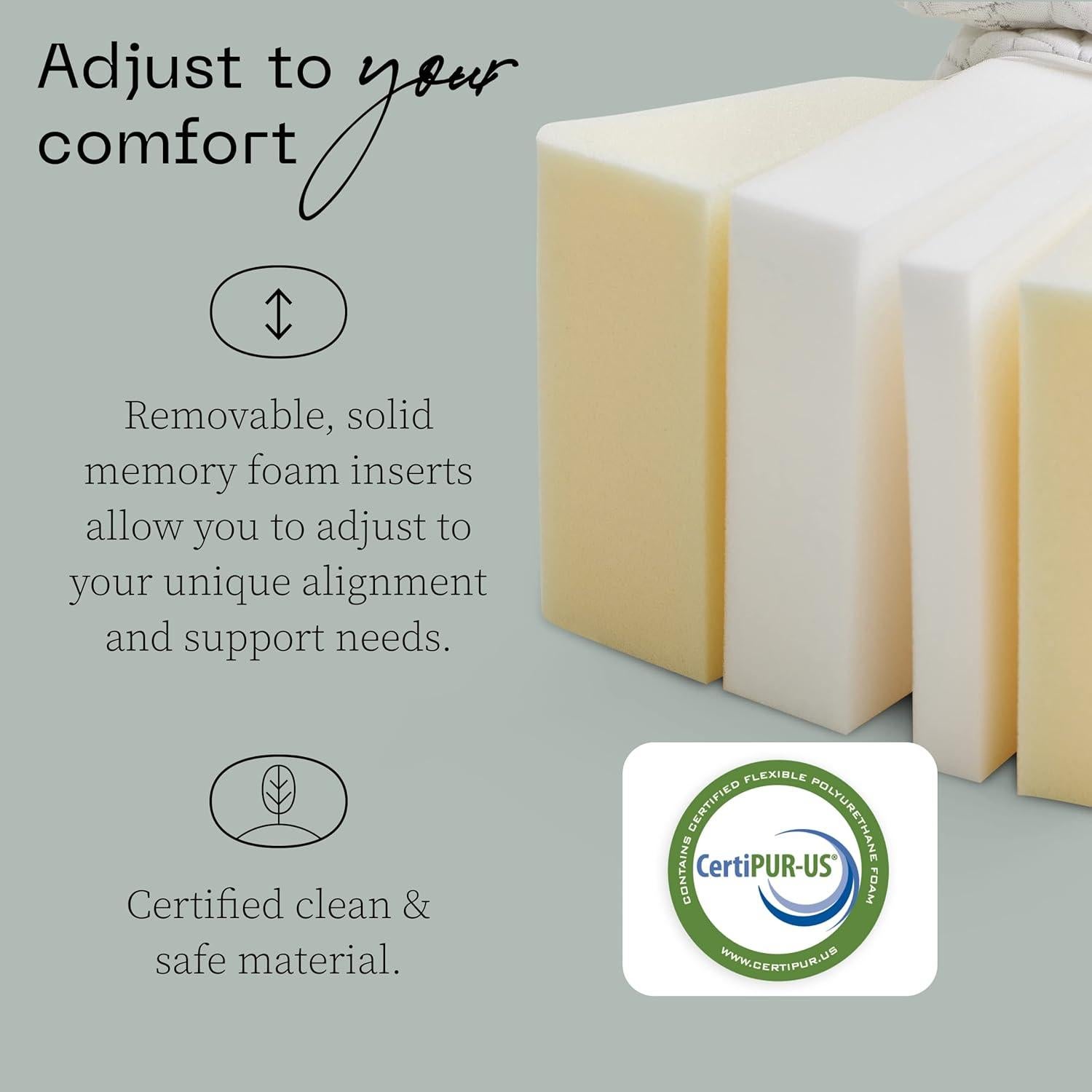 Almohada Ortopédica Coop Home Goods para Rodillas y Piernas