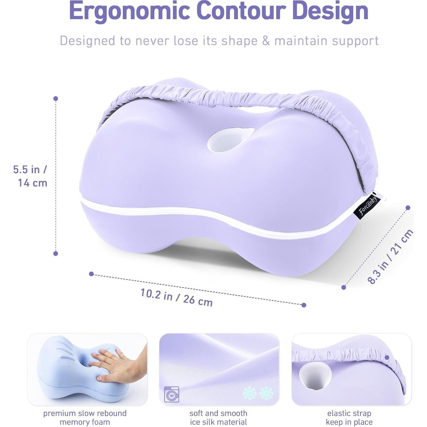 Almohada para Rodillas Forcanby FOR-5090 Espuma Viscoelástica