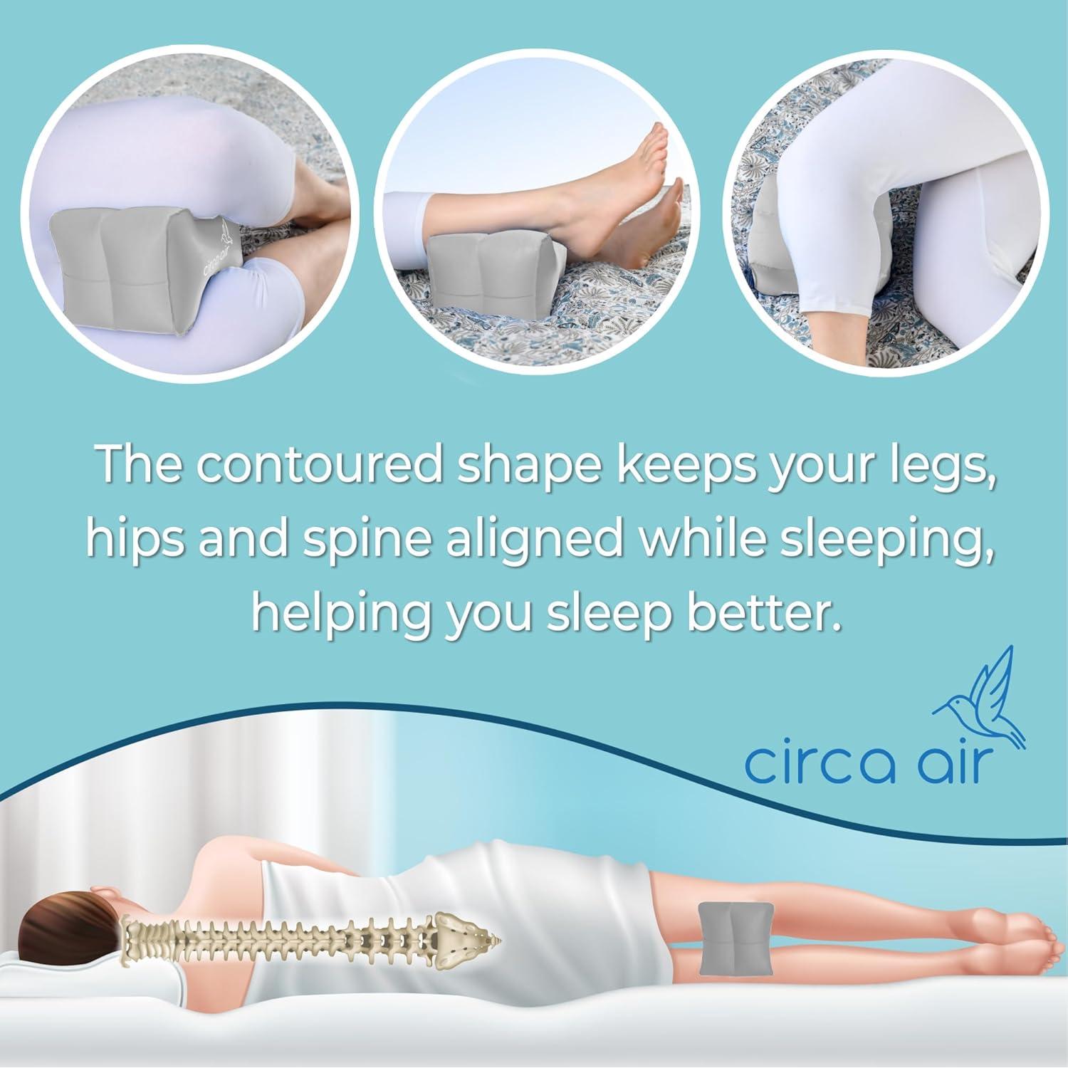 Almohada Inflable para Rodillas Circa Air - Ergonomía y Alivio