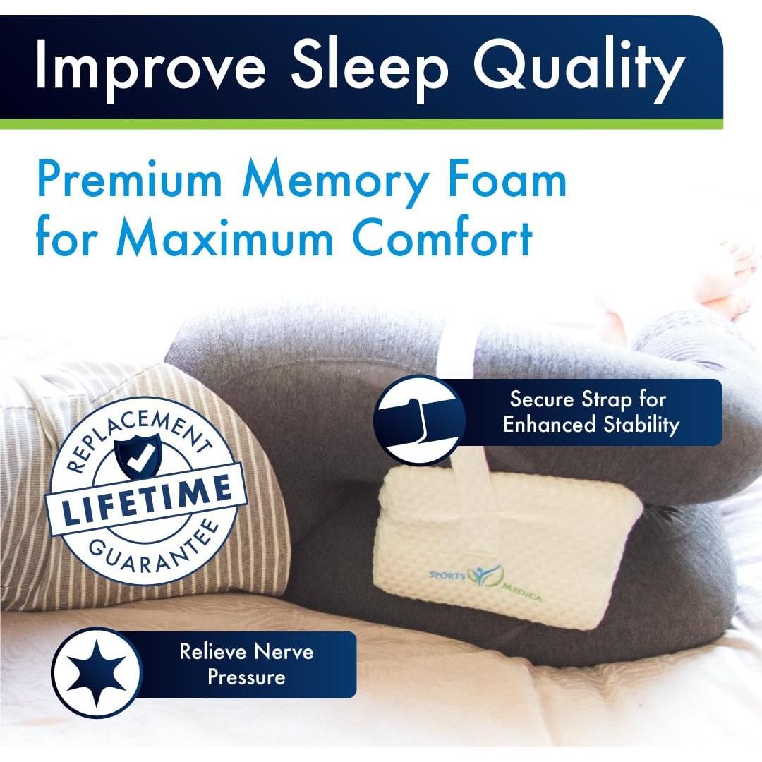 Almohada para Rodillas Sports Medica Espuma Viscoelástica