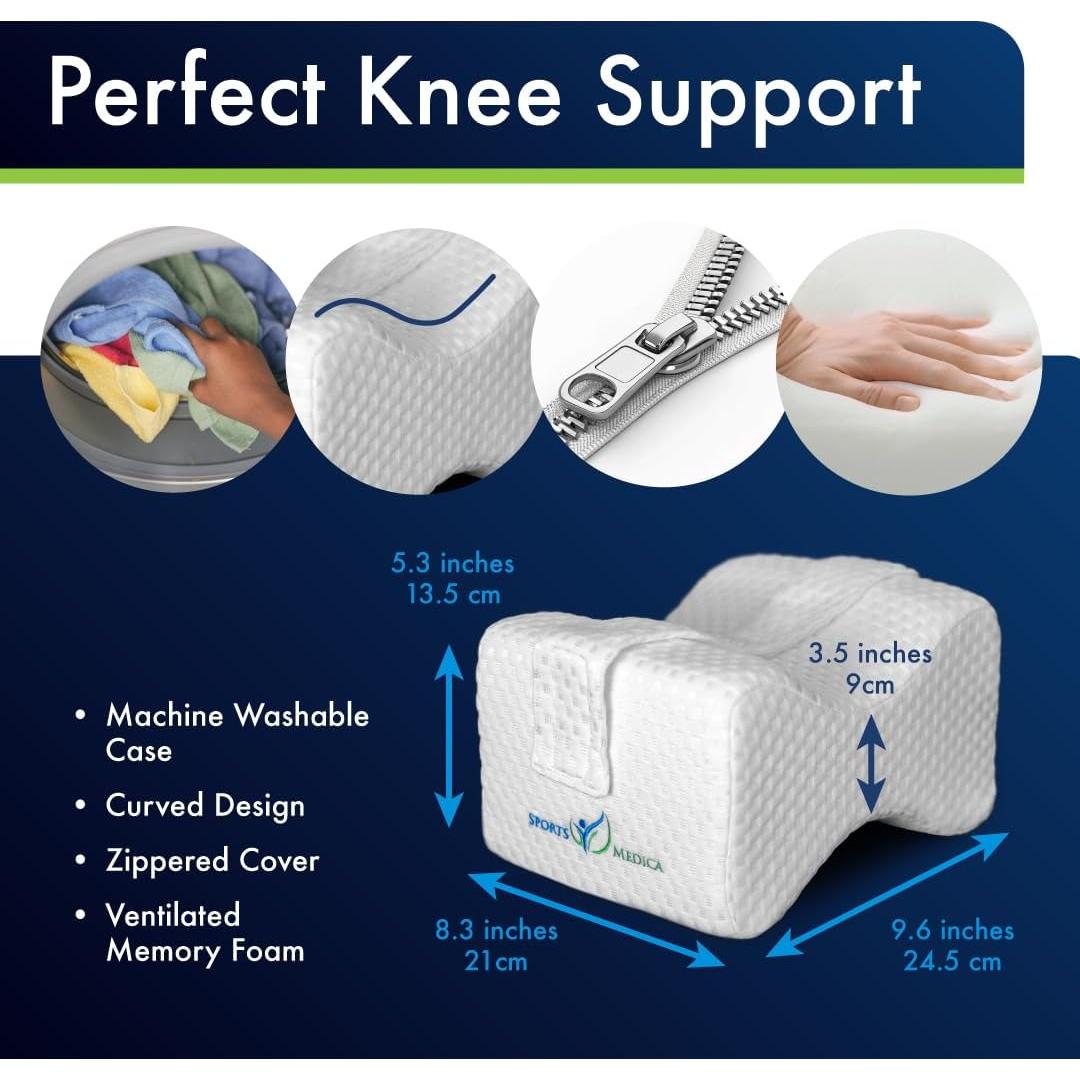 Almohada para Rodillas Sports Medica Espuma Viscoelástica