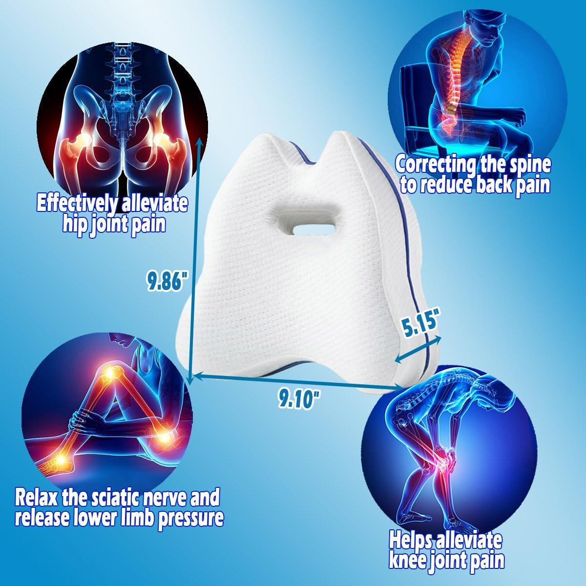 Almohada ortopédica Tiwwie para rodillas y piernas 25 cm