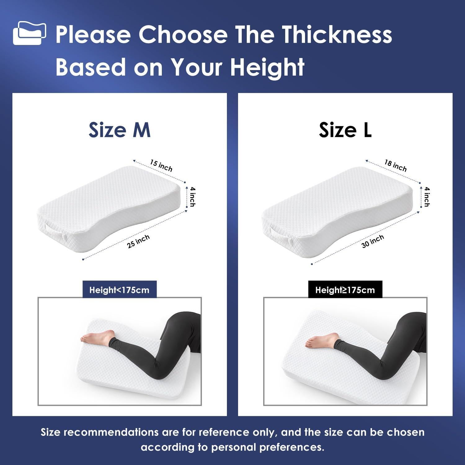 Almohada de Rodilla Livemy Mediana Espuma Viscoelástica