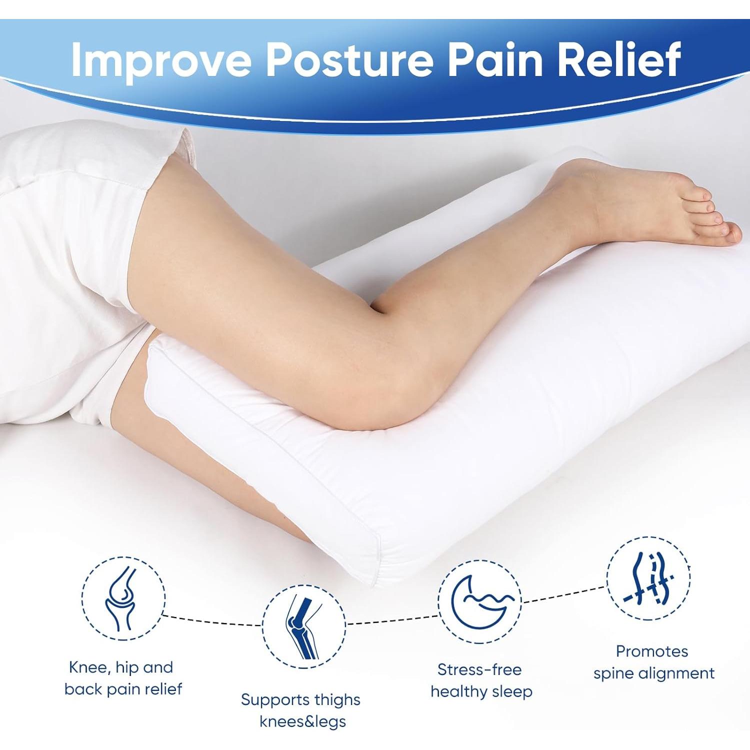 Almohada para Rodillas MINUPWELL 100% Algodón Blanca