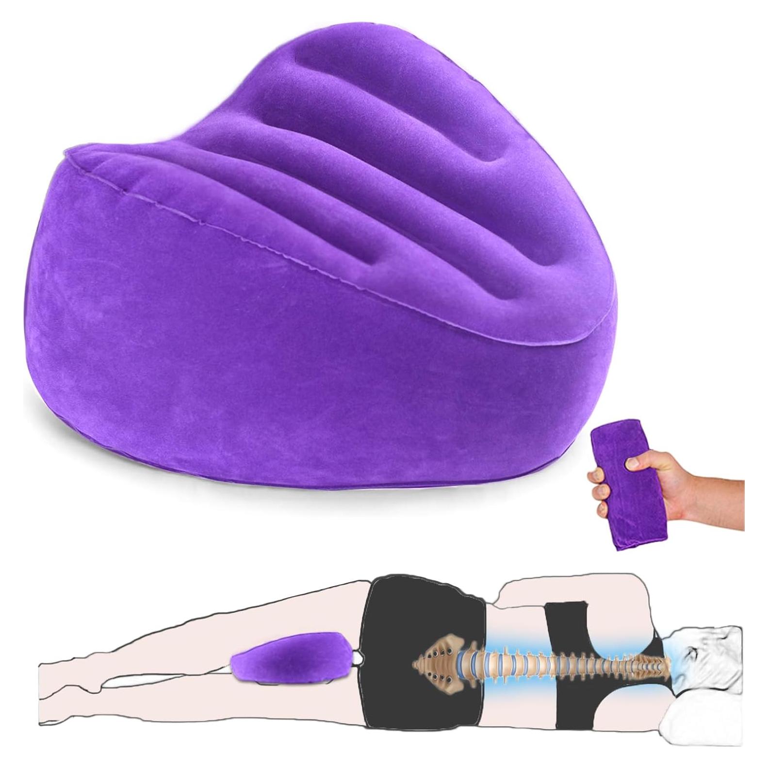 Almohada Inflable para Rodillas PEKOMKISS Suave 10x9.5cm