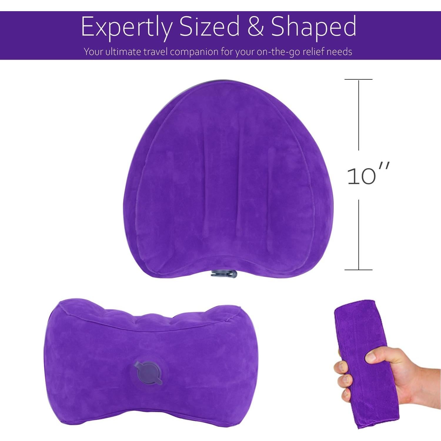 Almohada Inflable para Rodillas PEKOMKISS Suave 10x9.5cm