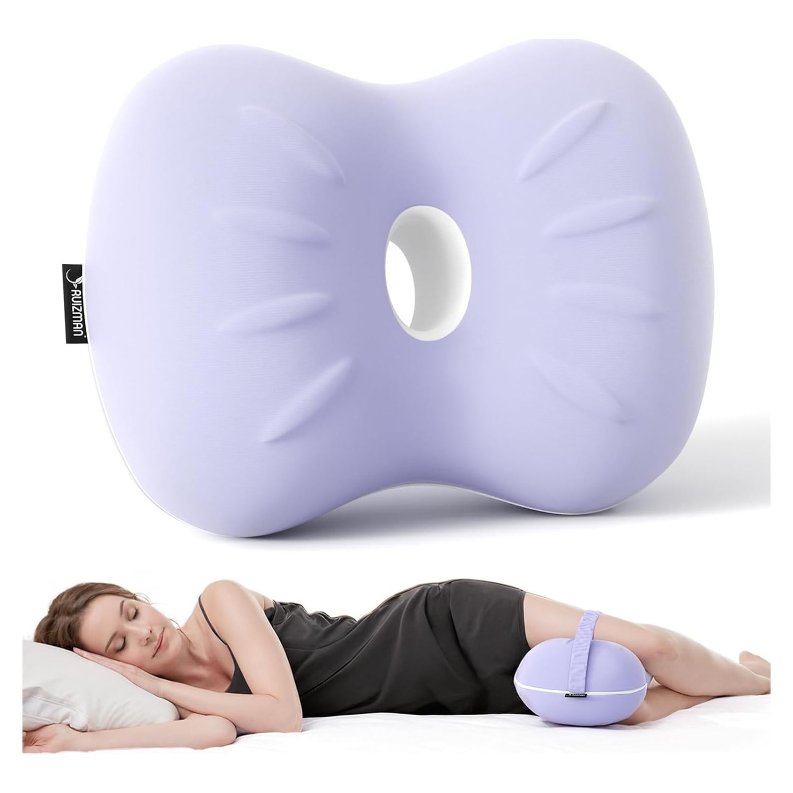 Almohada para Rodillas Ruizman Grande Refrigerante Morada