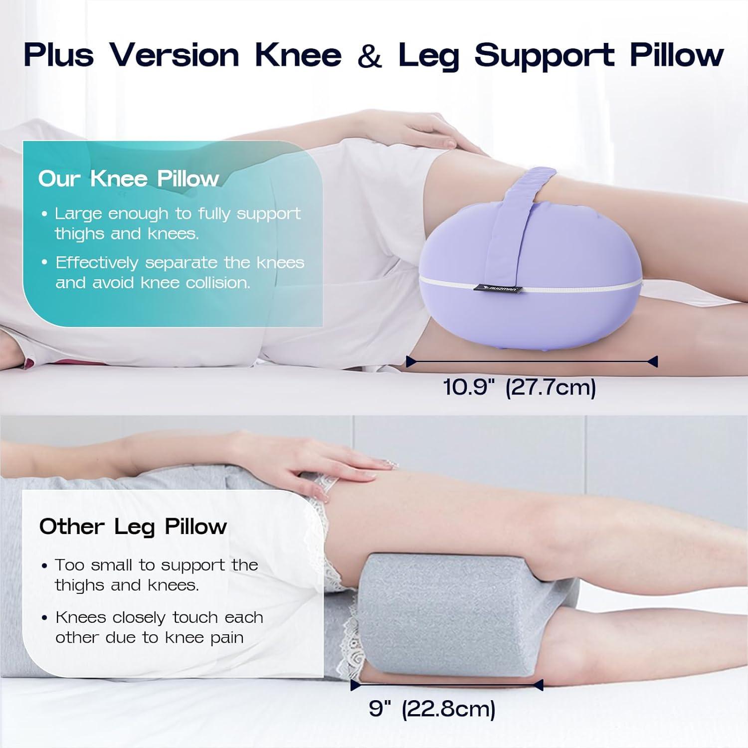 Almohada para Rodillas Ruizman Grande Refrigerante Morada