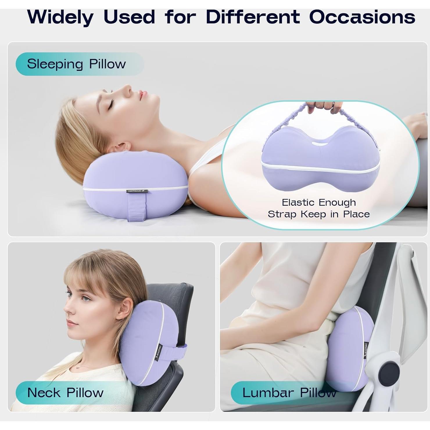 Almohada para Rodillas Ruizman Grande Refrigerante Morada