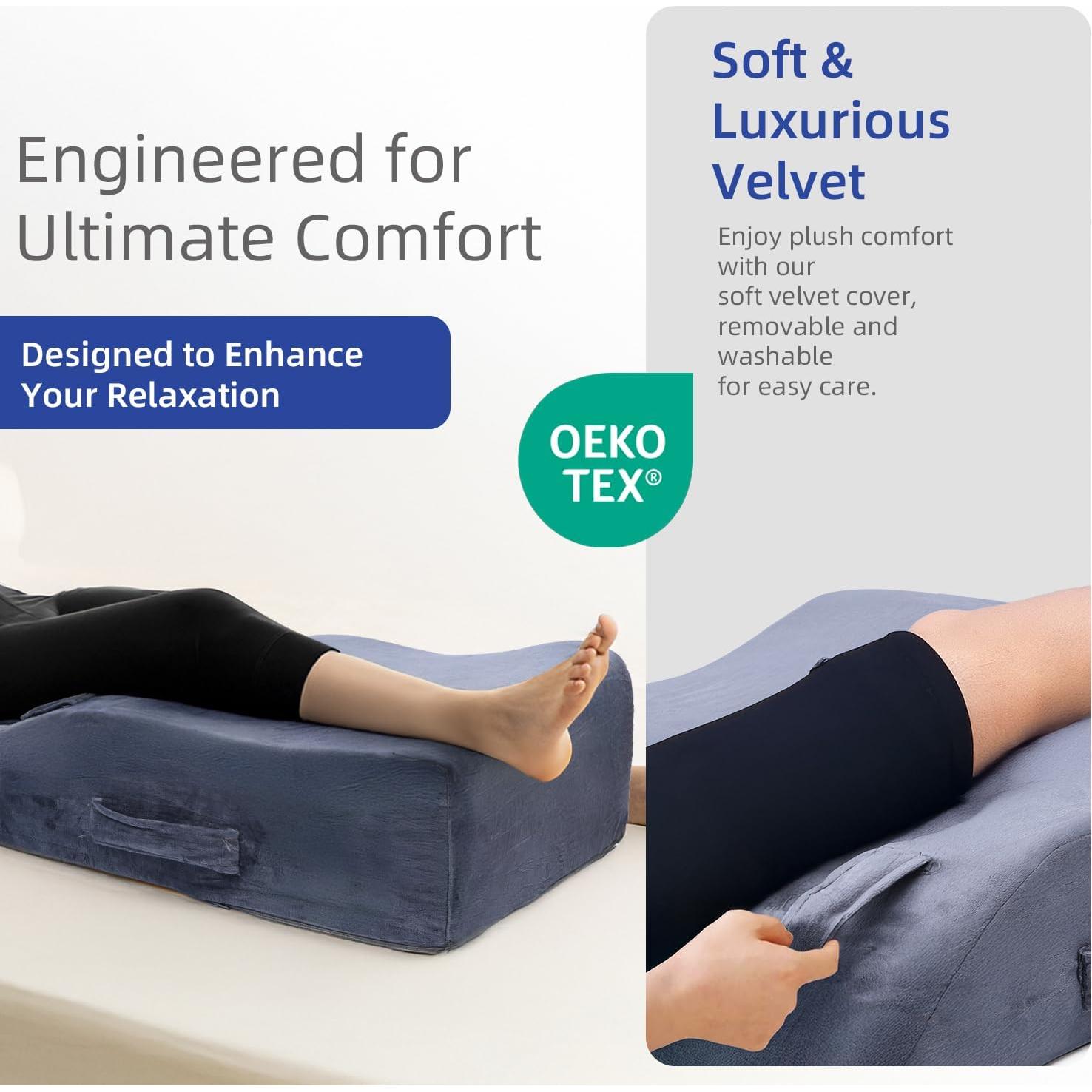 Almohada Elevadora de Piernas MORTGO 20 cm Espuma Viscoelástica