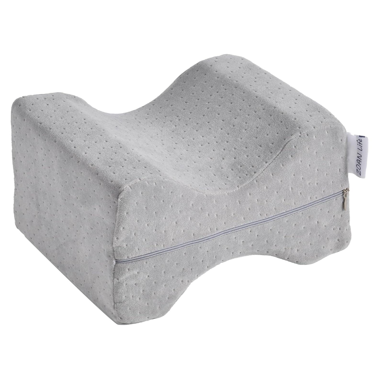 Almohada Viscoelástica ZOAN para Rodillas y Caderas Gris