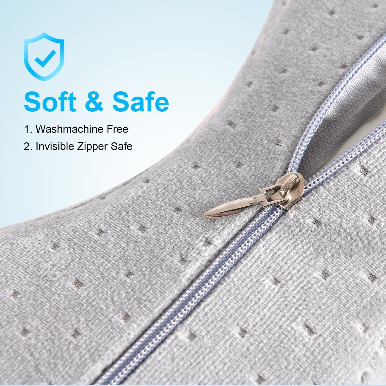 Almohada Viscoelástica ZOAN para Rodillas y Caderas Gris