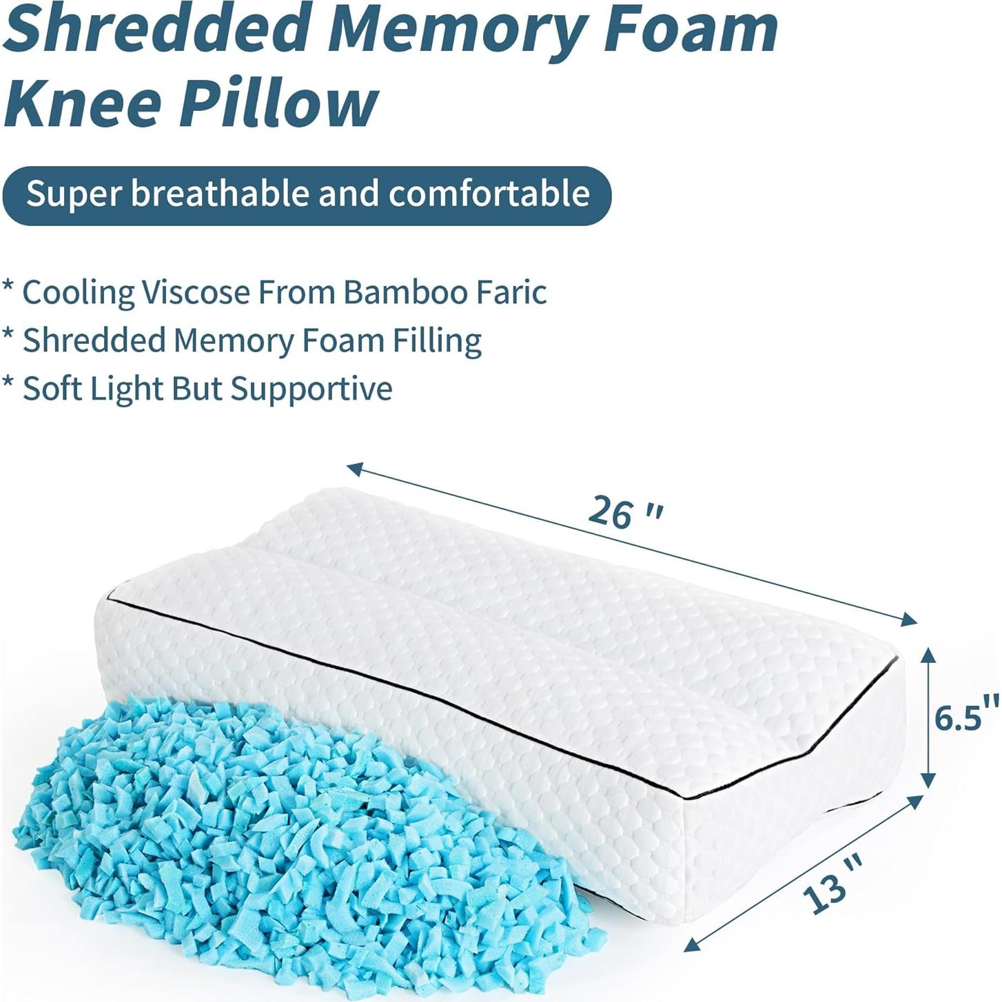 Almohada de Espuma Viscoelástica HOMBYS para Rodilla 16,5 cm