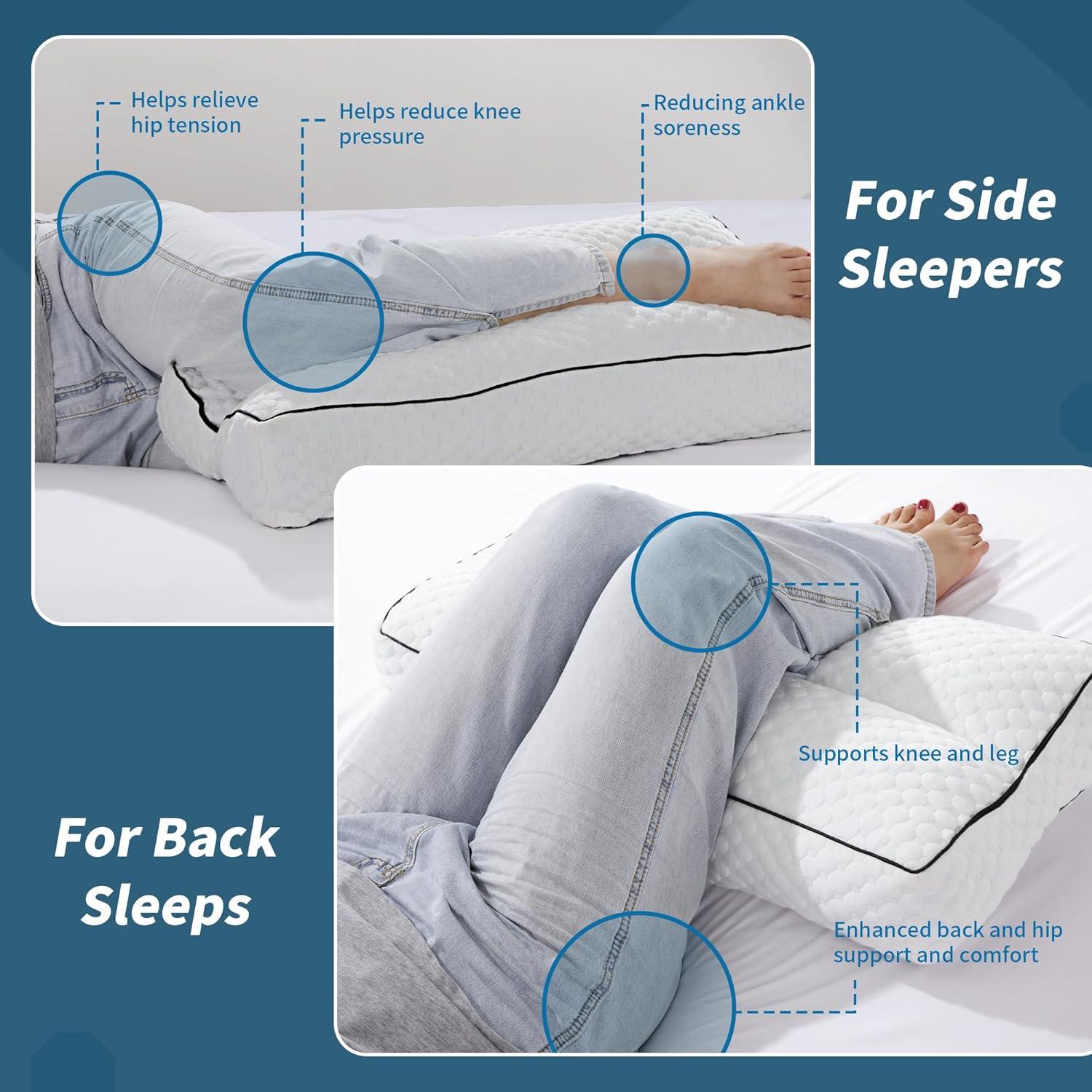 Almohada de Espuma Viscoelástica HOMBYS para Rodilla 16,5 cm