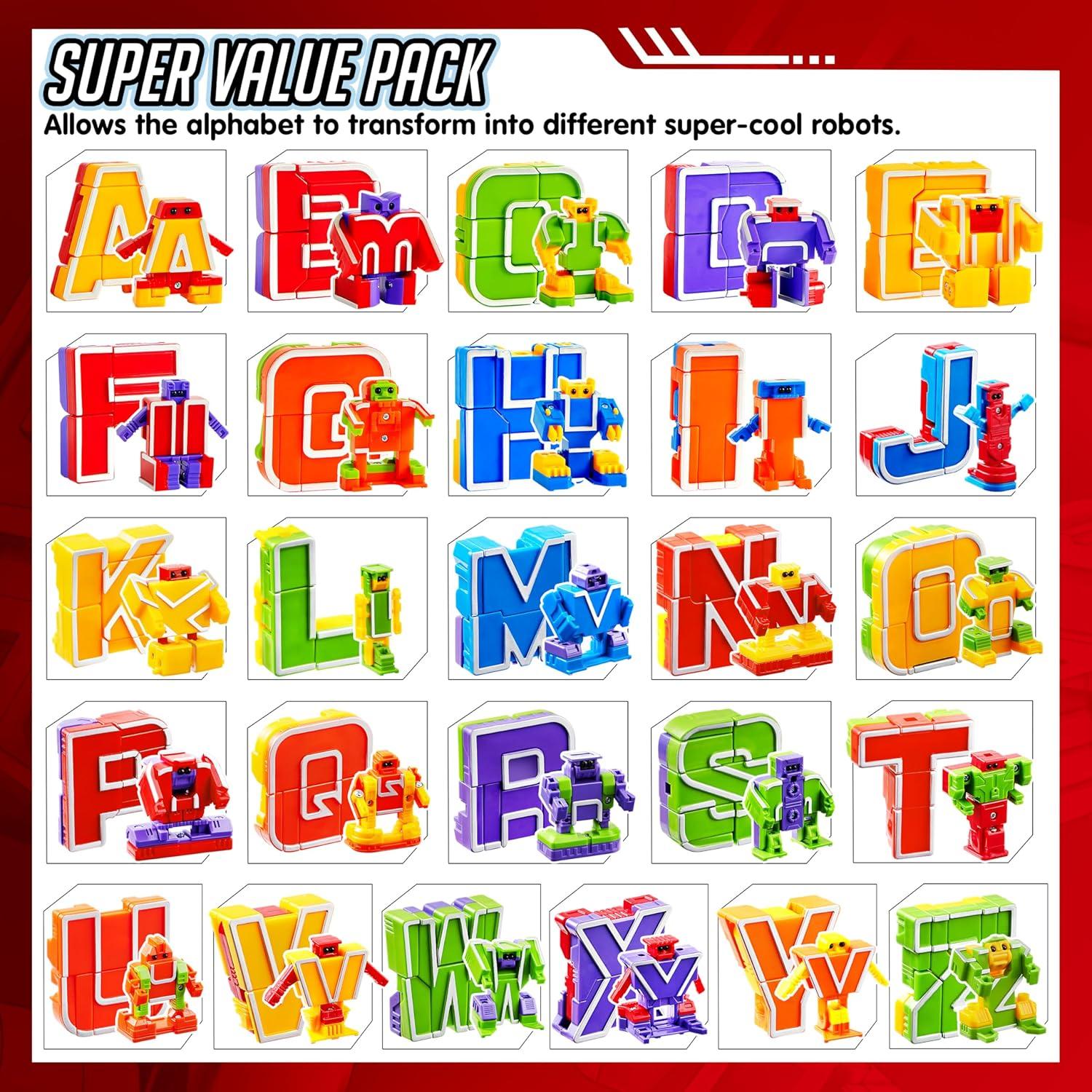 Juguetes Educativos Alphabots Joyin para Niños 3+ Letras y Robots