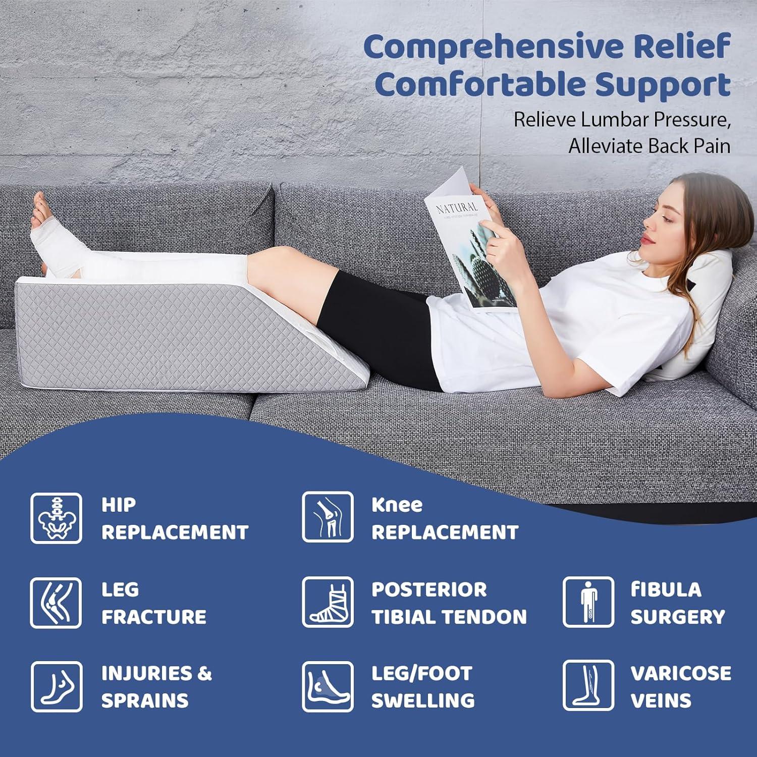 Almohada Elevadora de Piernas UJPFEO Espuma de Memoria