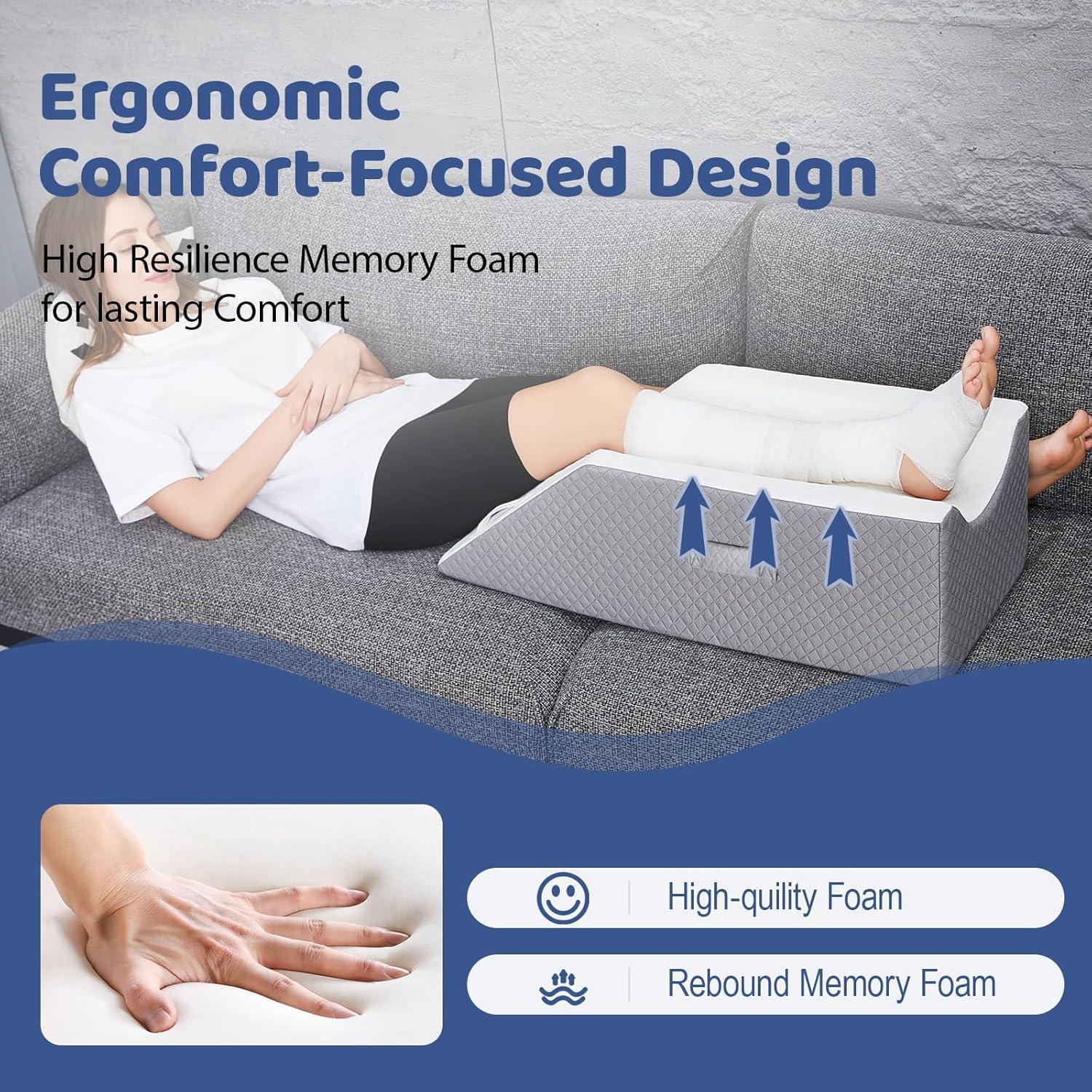 Almohada Elevadora de Piernas UJPFEO Espuma de Memoria