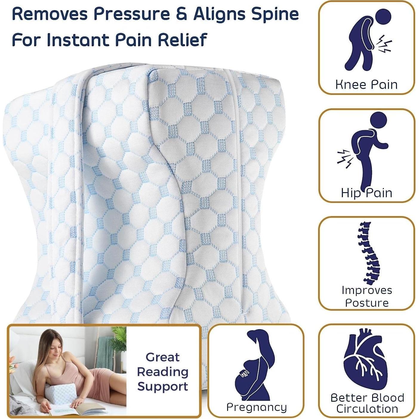 Almohada para Rodillas Nestl con Correa Ajustable - Soporte para Dormir de Lado