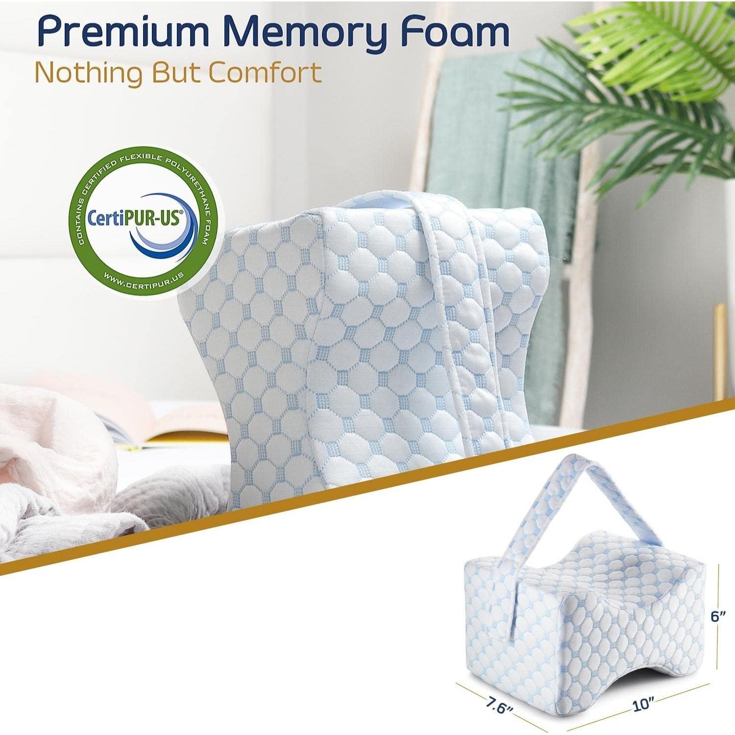 Almohada para Rodillas Nestl con Correa Ajustable - Soporte para Dormir de Lado