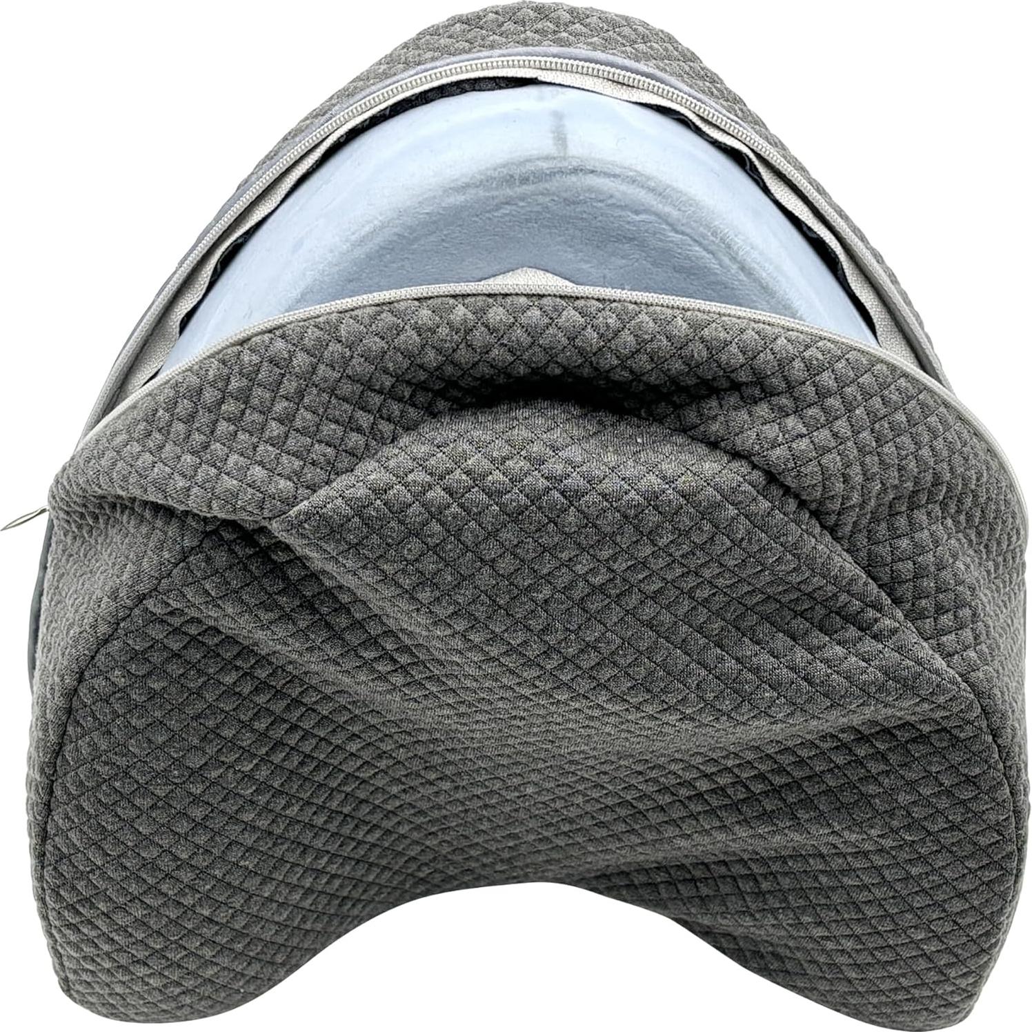 Funda de almohada LeoTube para soporte de piernas - Gris