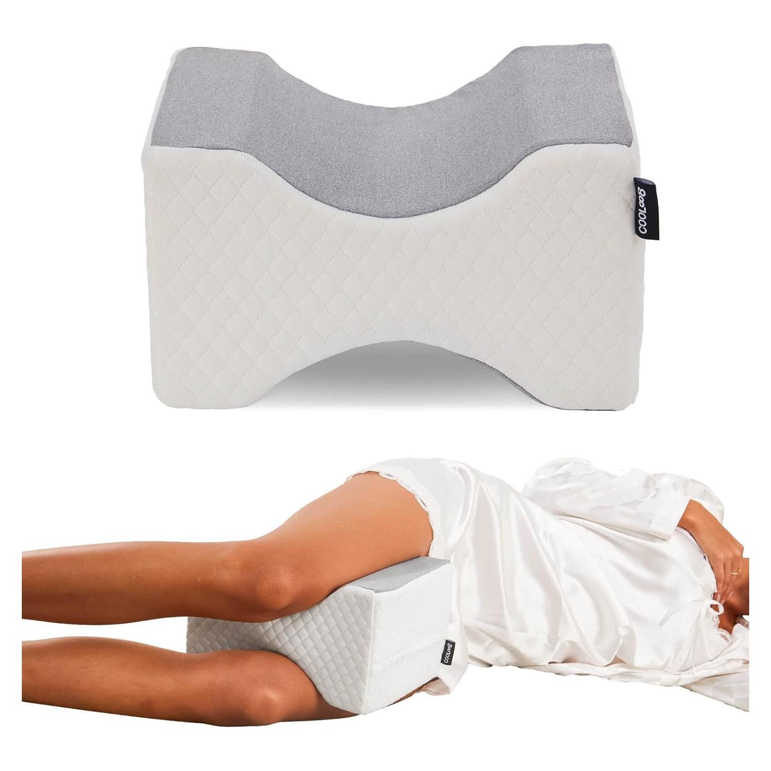 Almohada para Rodilla y Pierna Cooloo8 - Espuma Viscoelástica Gris