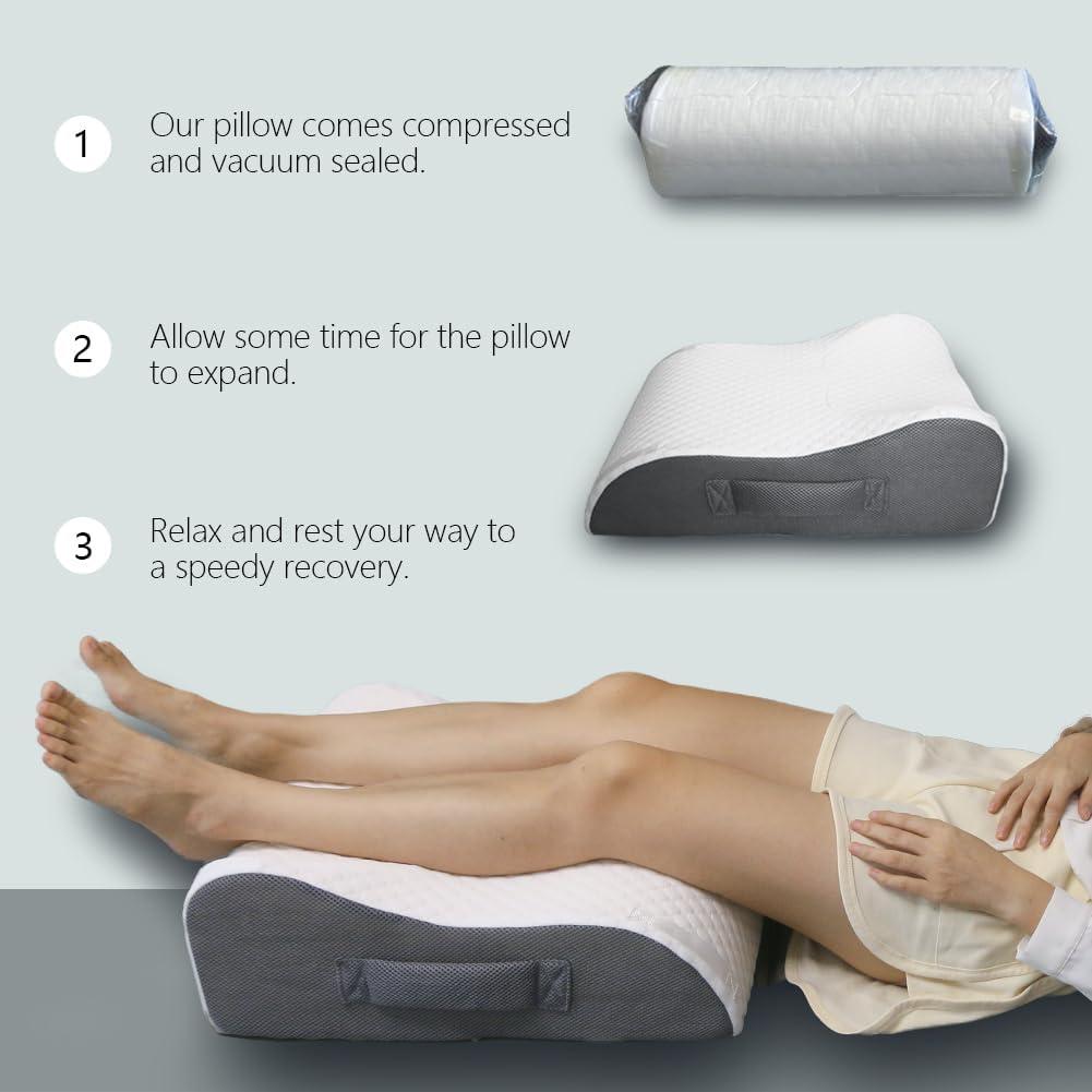 Almohada Elevadora de Piernas BlissfulNest Espuma Viscoelástica