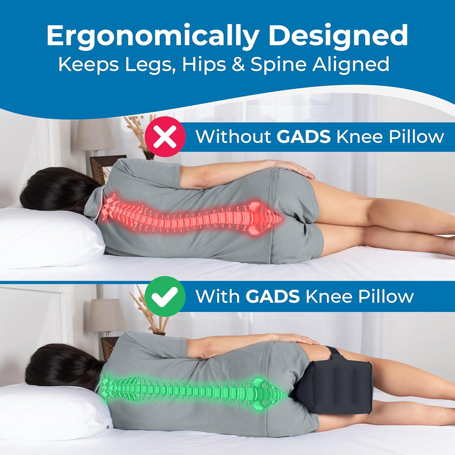 Almohada Inflable Gads para Rodilla y Espalda - Alivio Dolor